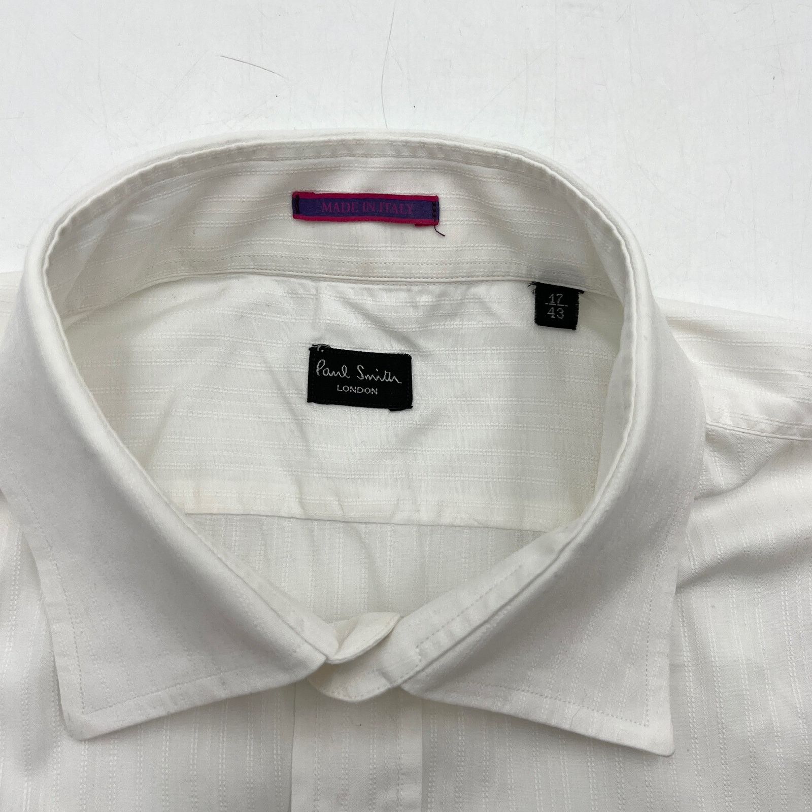 Paul Smith Paul Smith Long Sleeve Dress Shirt Contrast Floral Cuffs Size US XXL / EU 58 / 5 - 3 Thumbnail