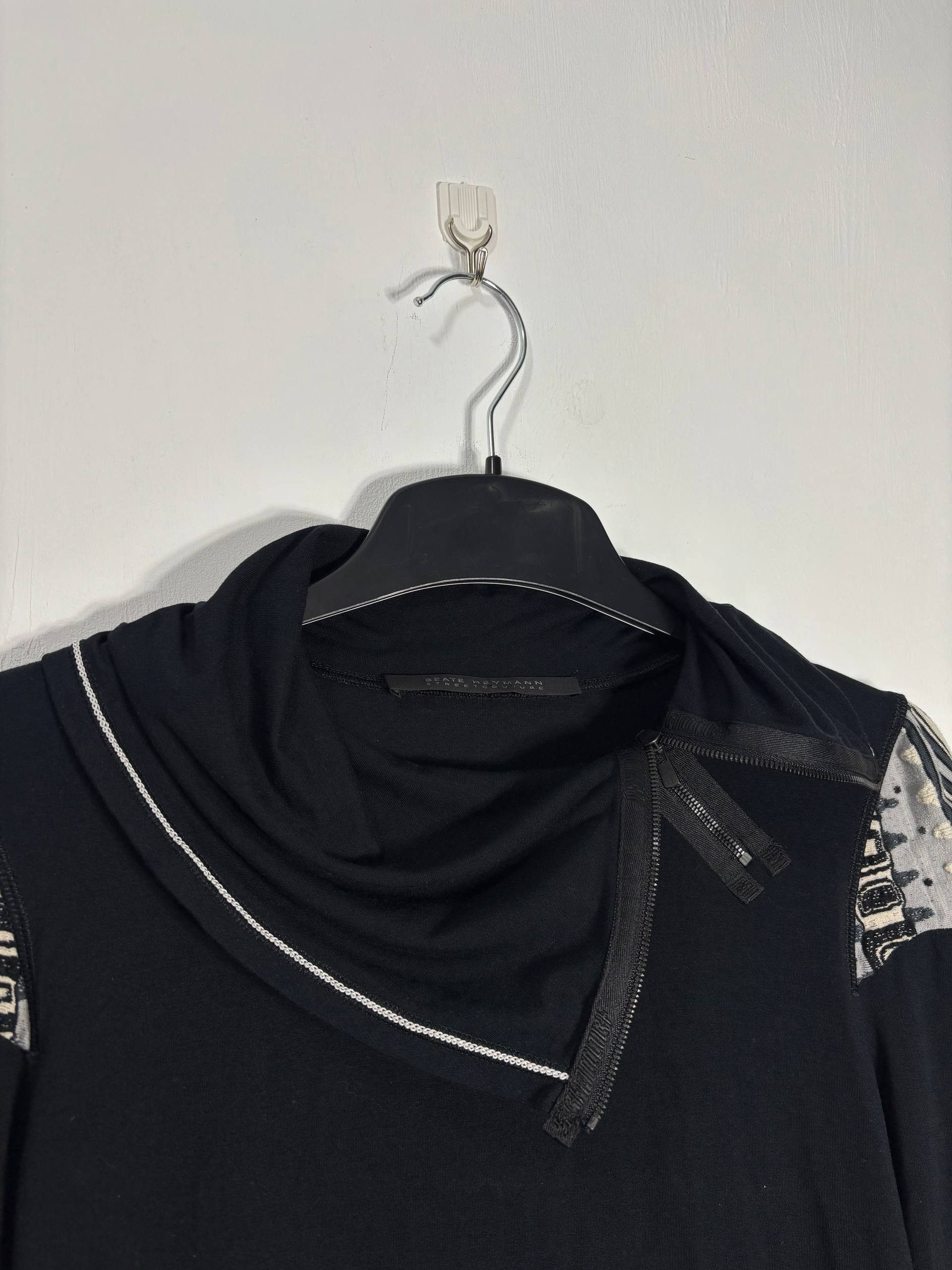 Other Beate Heymann Asymmetric Zip Cowl Neck Longsleeve 40 Size L / US 10 / IT 46 - 5 Thumbnail