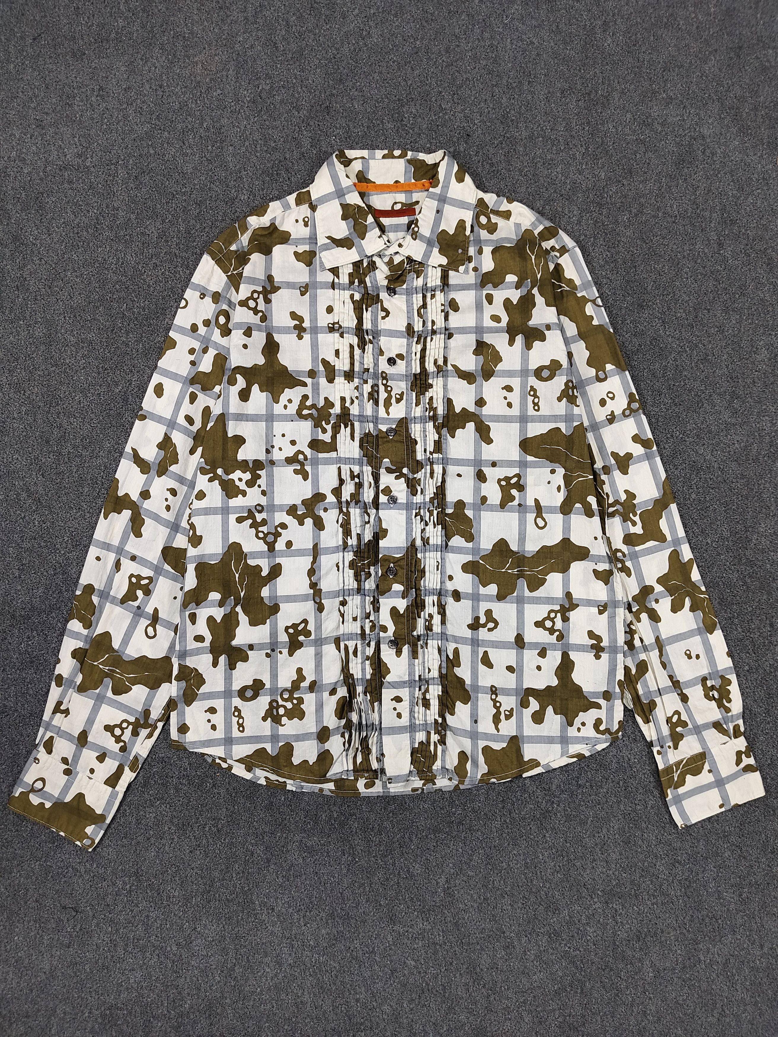 291295=Homme 291295 Homme🇯🇵 Bloody Mary Military Gothic Script Shirt Size US M / EU 48-50 / 2 - 3 Thumbnail