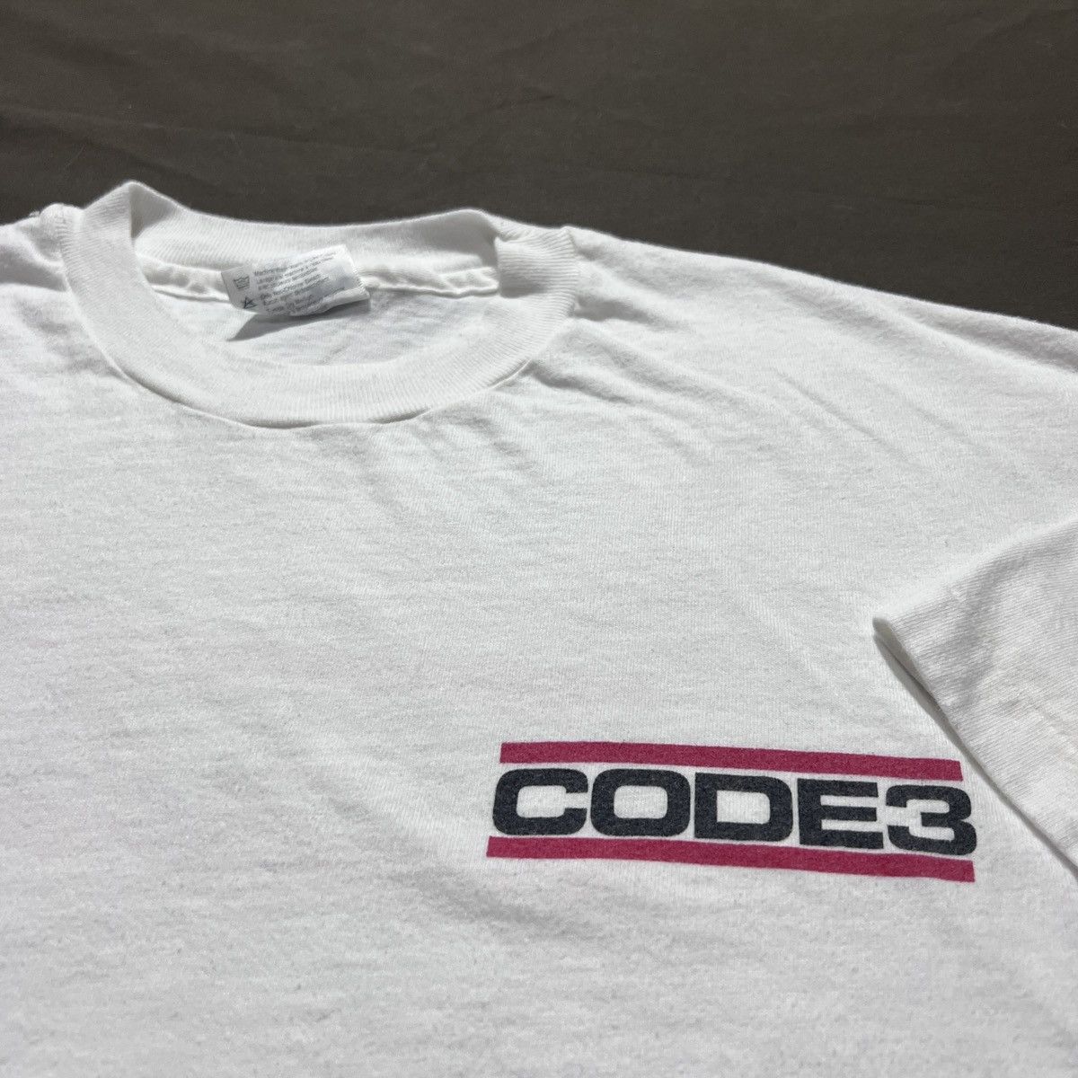 Vintage Vintage 90s Code 3 TV series crime drama Promo Tee L Movie Size US L / EU 52-54 / 3 - 5 Thumbnail