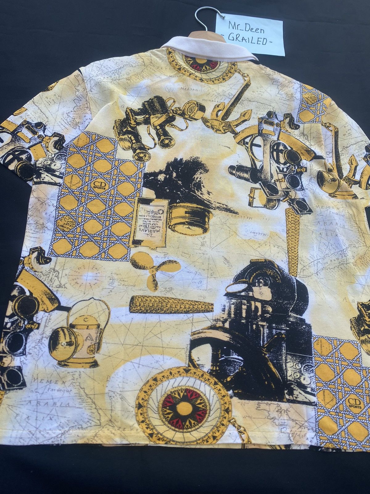 Christian Dior Monsieur Rare Vintage Christian Dior Full Prints Polo Shirt Size US S / EU 44-46 / 1 - 21 Thumbnail