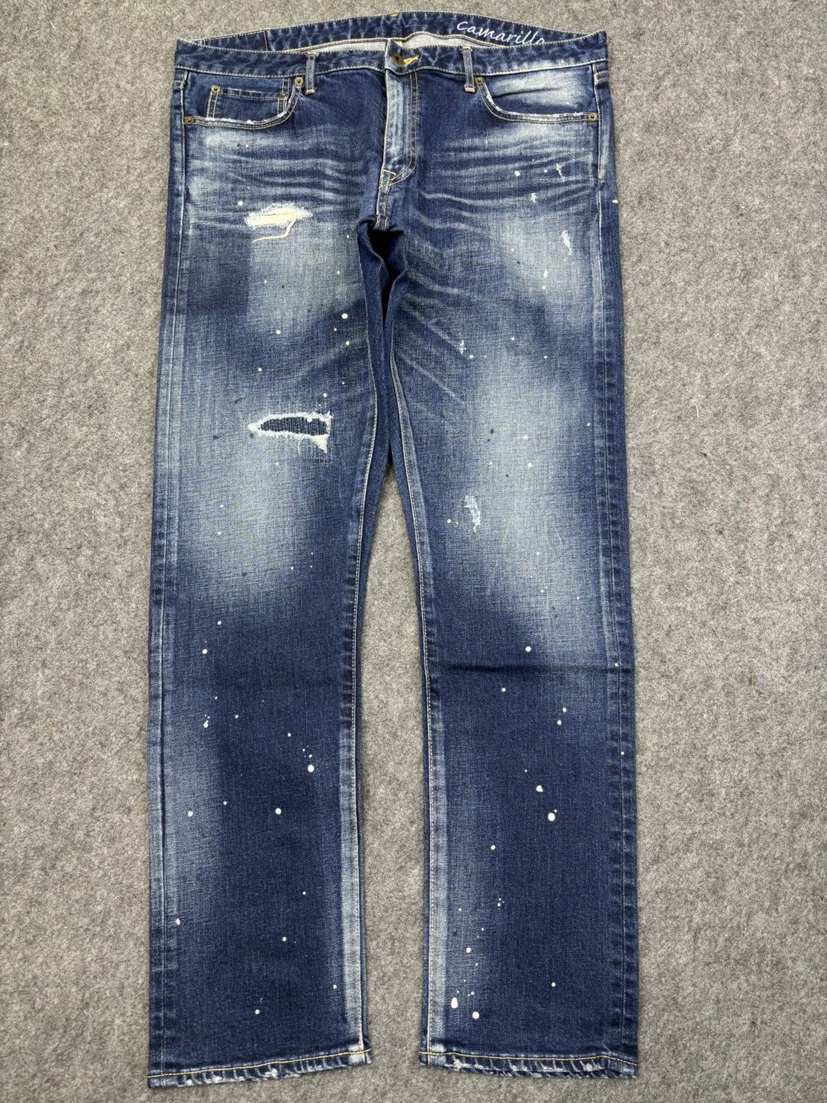 Japan Blue JAPAN BLUE Camarillo Distressed Painter Skinny Denim F877 Size US 36 / EU 52 - 14 Thumbnail