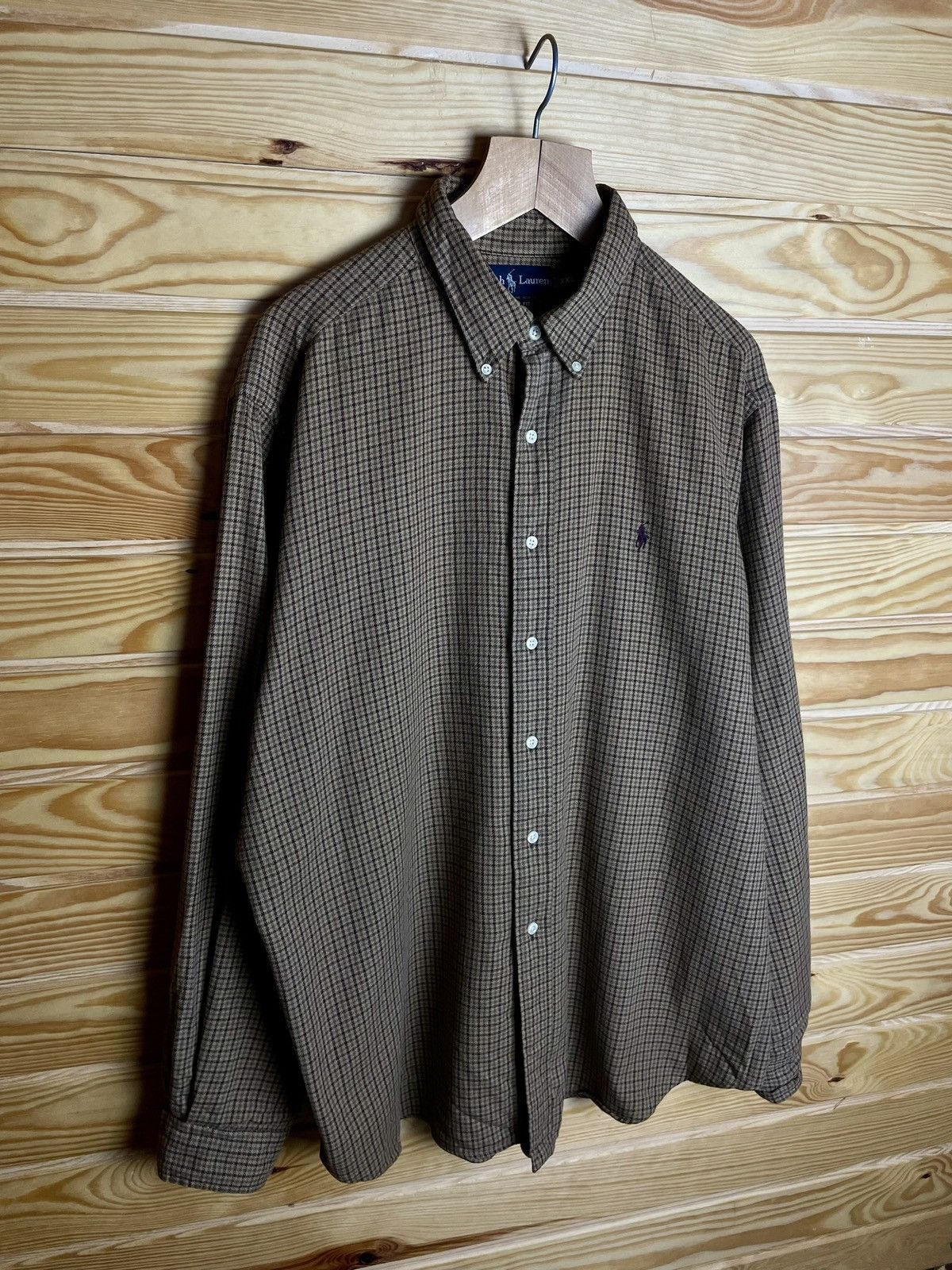 Japanese Brand × Polo Ralph Lauren × Vintage Vintage Polo Ralph Lauren Shirt Made In Hong Kong Size 90s Size US XXL / EU 58 / 5 - 1 Thumbnail