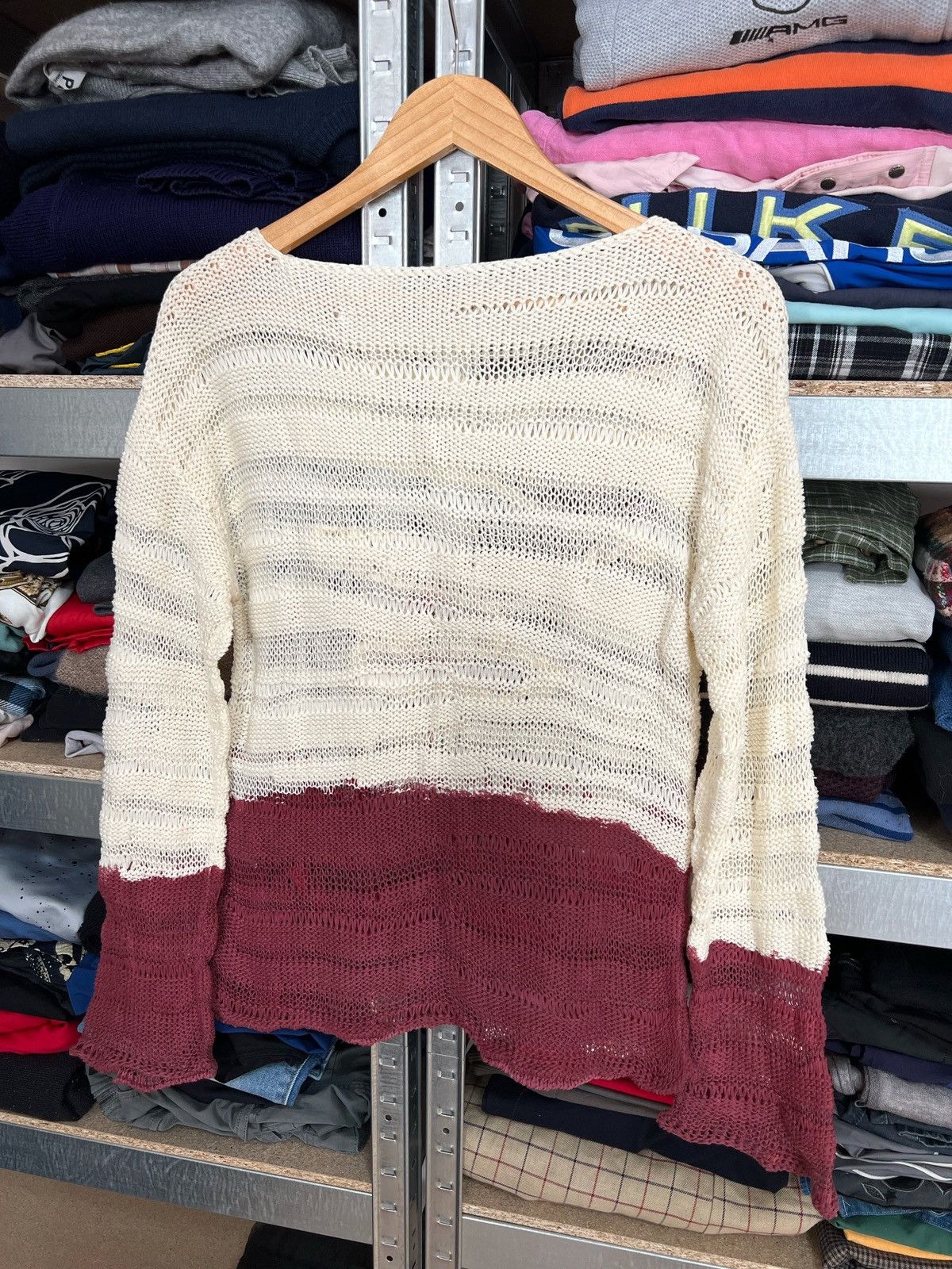 Bottega Veneta Bottega Veneta Silk Dip Dyed Knit Sweater Avant Garde 42 Size M / US 6-8 / IT 42-44 - 7 Thumbnail