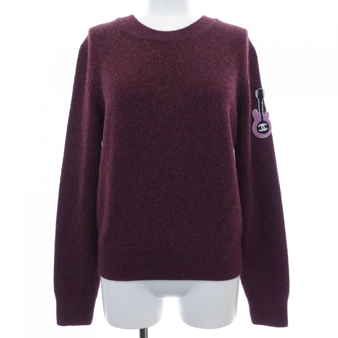 Chanel Chanel Chanel LOOK67 Cashmere Knit Textile Tops P77562K11218 DUTY FREE for USA Size ONE SIZE - 1 Thumbnail