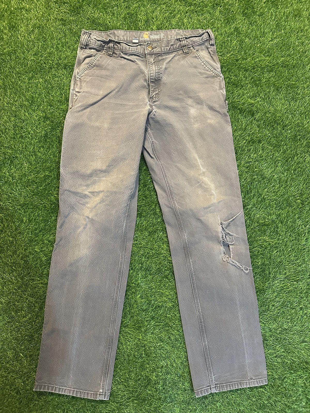 Carhartt Carhartt work relaxed fit pants 36 x 36 Size US 36 / EU 52 - 1 Thumbnail