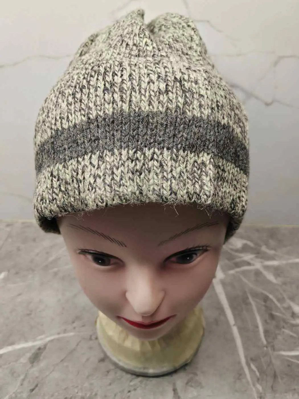 image of Hat x Vintage Unknown Wool Made In Usa Snowcap Beanie in Mix, Men's