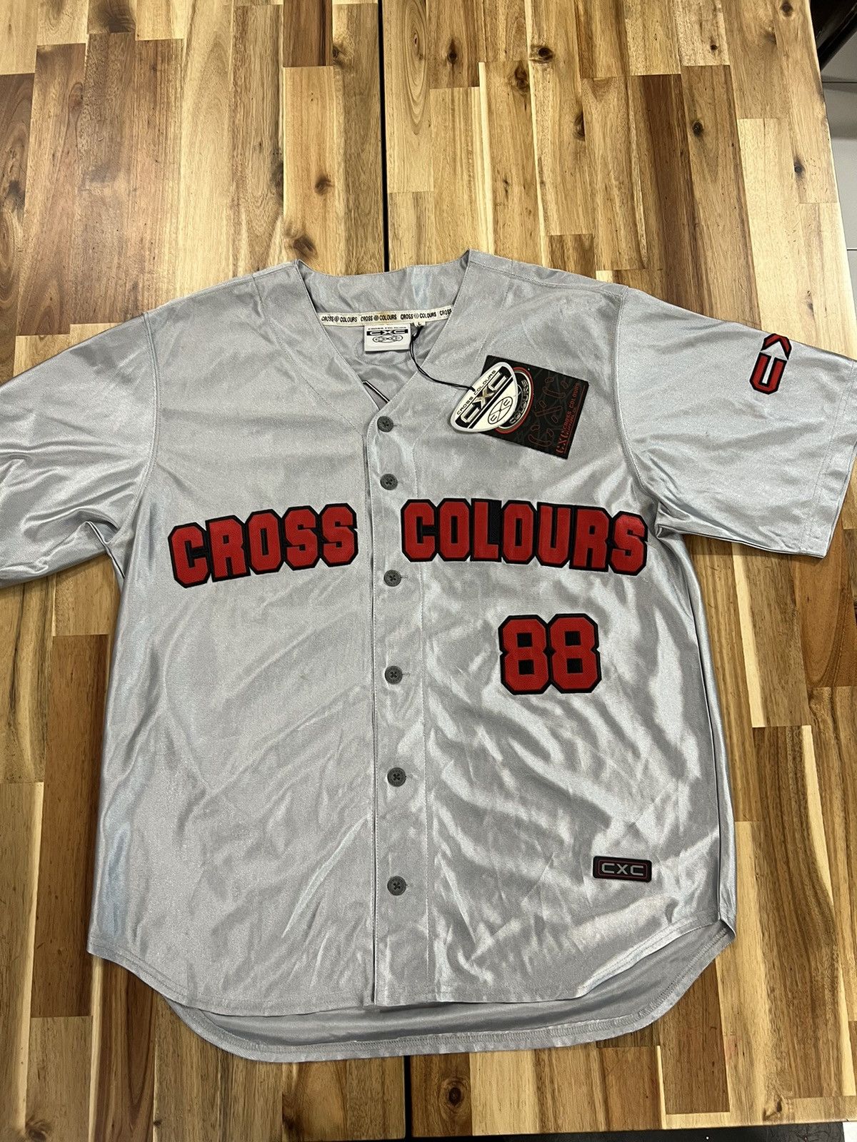 Cross Colours × Vintage Vintage Cross Colour Jersey With tag Size US L / EU 52-54 / 3 - 1 Thumbnail
