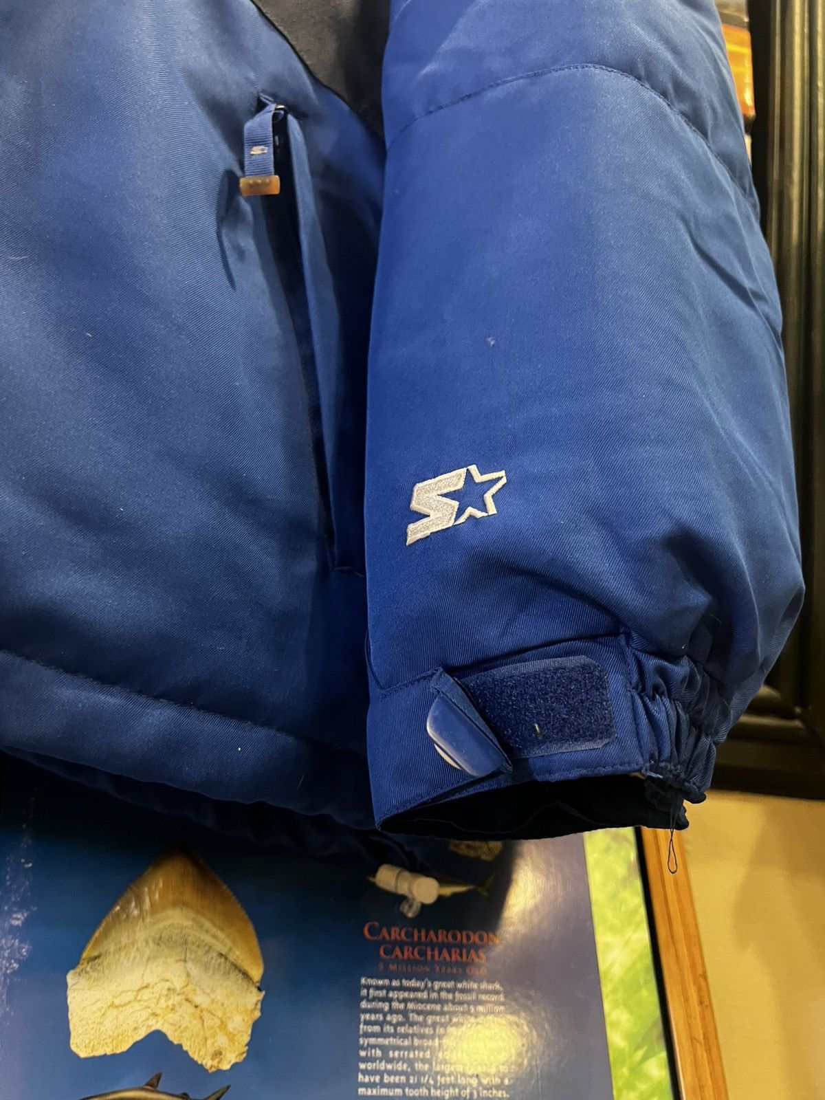 Starter × Vintage Like New Vintage Starter Down Filled Puffer Winter Jacket Size US L / EU 52-54 / 3 - 5 Thumbnail