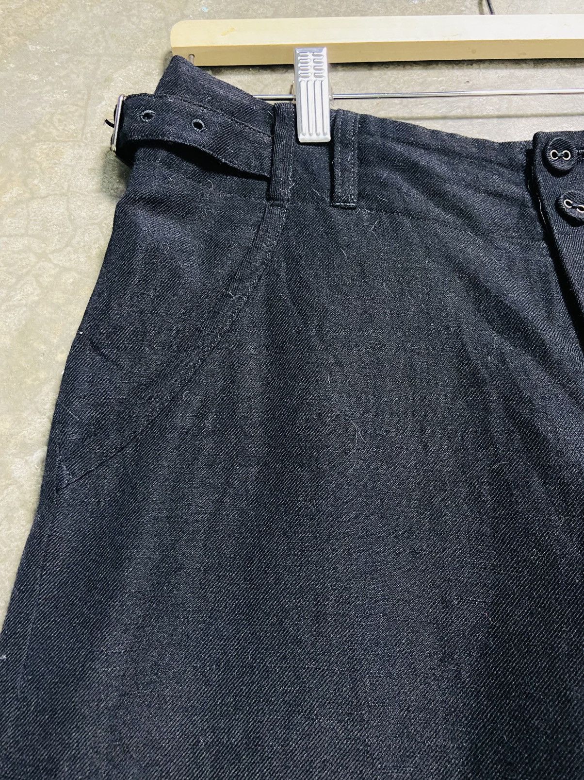 Vivienne Tam Vivienne Tam Wide-Leg Wool-Linen Culottes w Embellished Hem Size 30" / US 8 / IT 44 - 9 Thumbnail