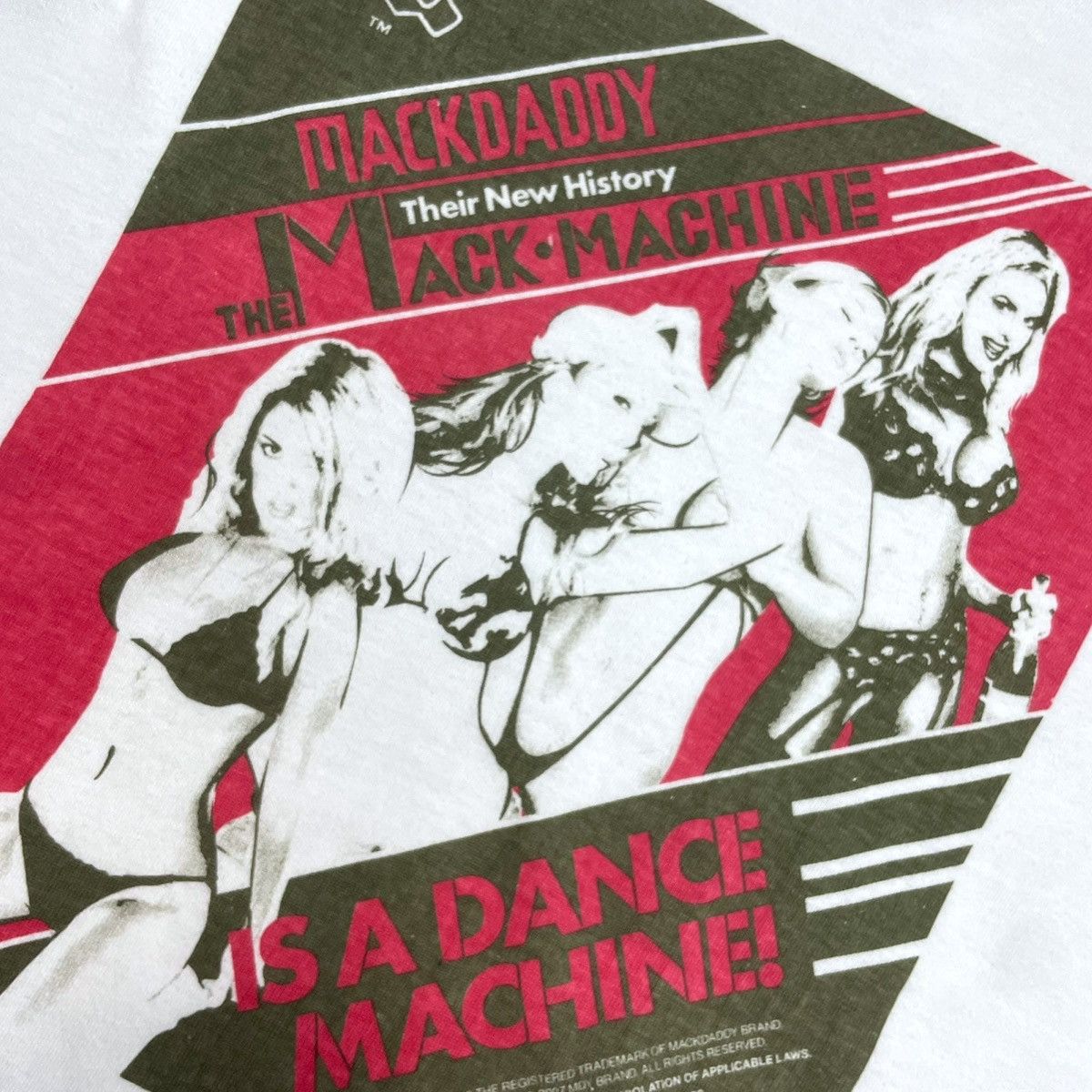 Japanese Brand MAC DADDY 10 Anniversary “IS A DANCE MACHINE” Tee Size US S / EU 44-46 / 1 - 5 Thumbnail