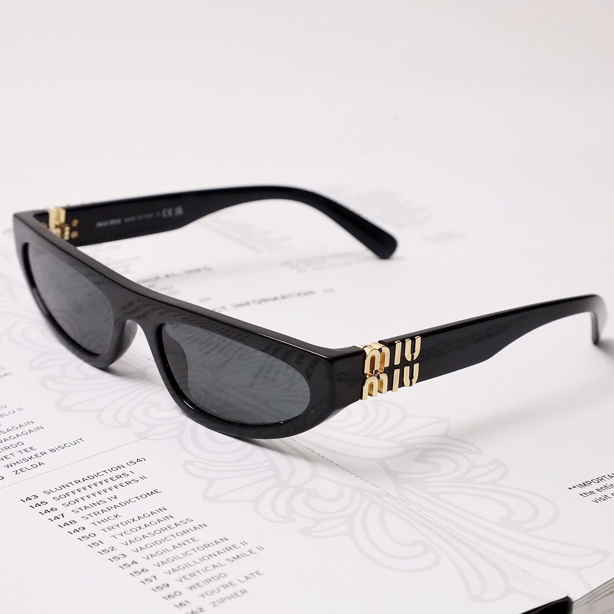 Miu Miu MIU MIU 0MU 07ZS SUNGLASSES Size ONE SIZE - 2 Thumbnail