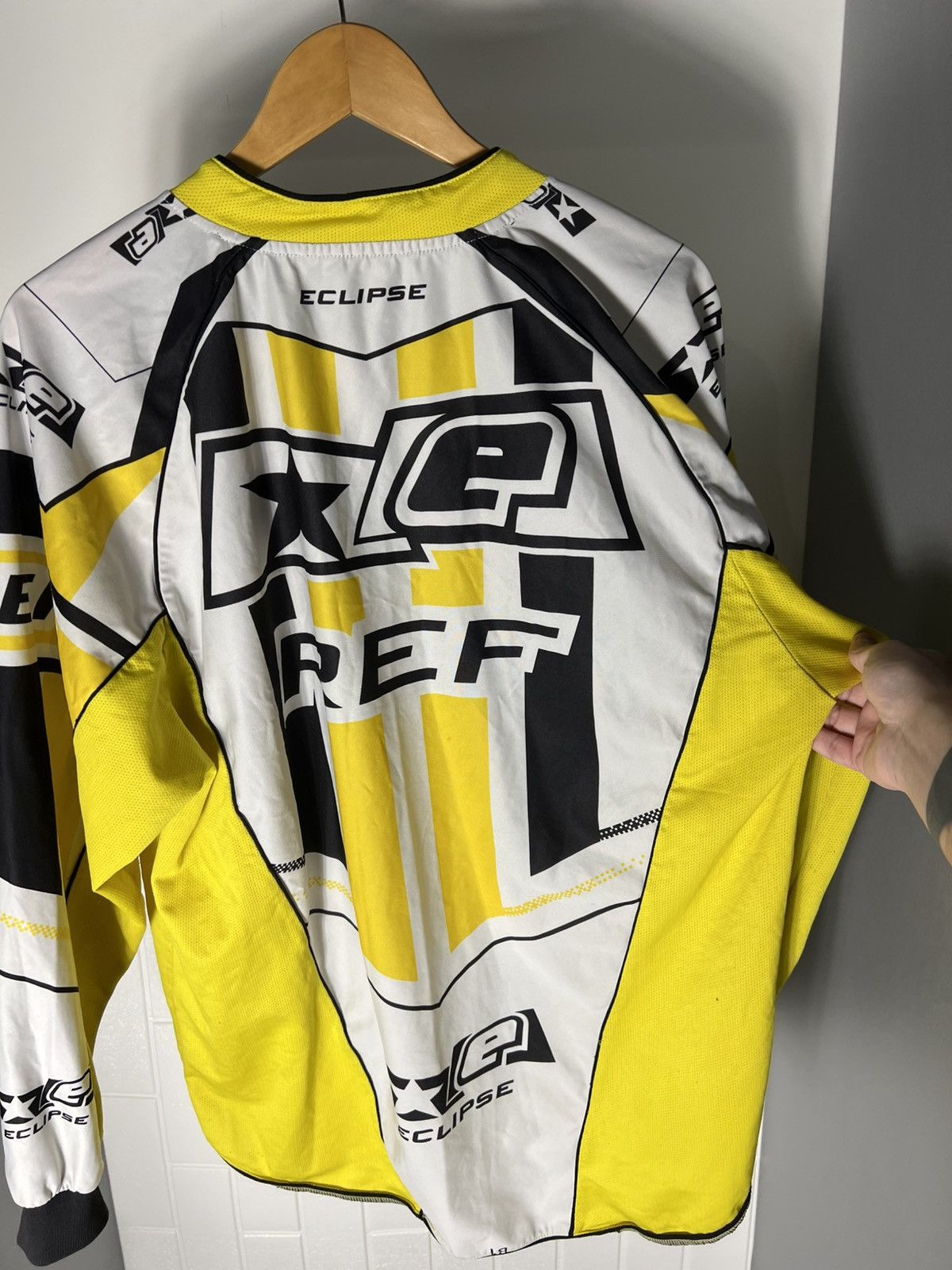 NASCAR VINTAGE ECLIPSE PLAYING MOTORCYCLE JERSEY RACING RETRO 90s Size US L / EU 52-54 / 3 - 21 Thumbnail