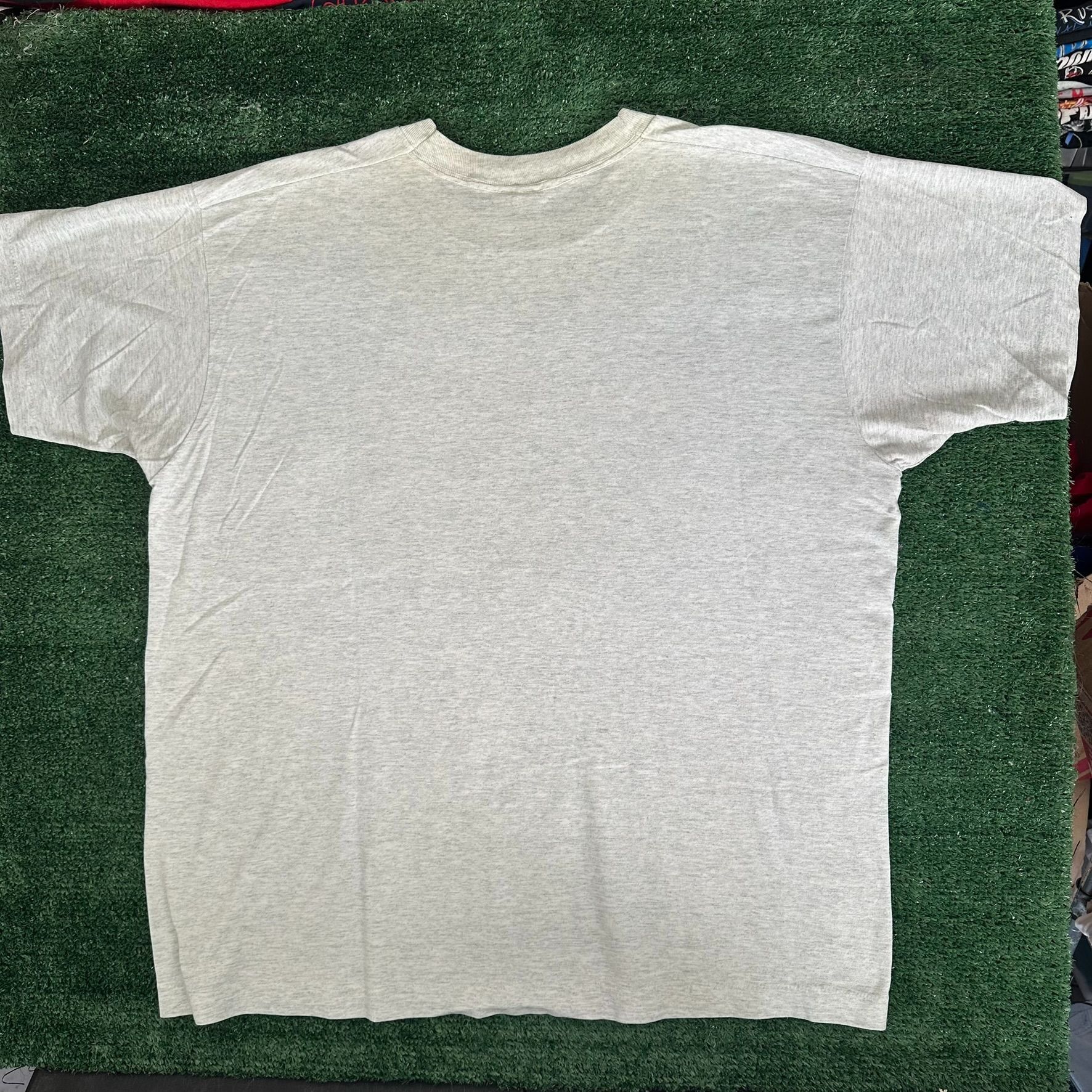 Vintage Vintage 90s Funny Fishing Cartoon T-Shirt Wisconsin Single S Size US XXL / EU 58 / 5 - 5 Thumbnail