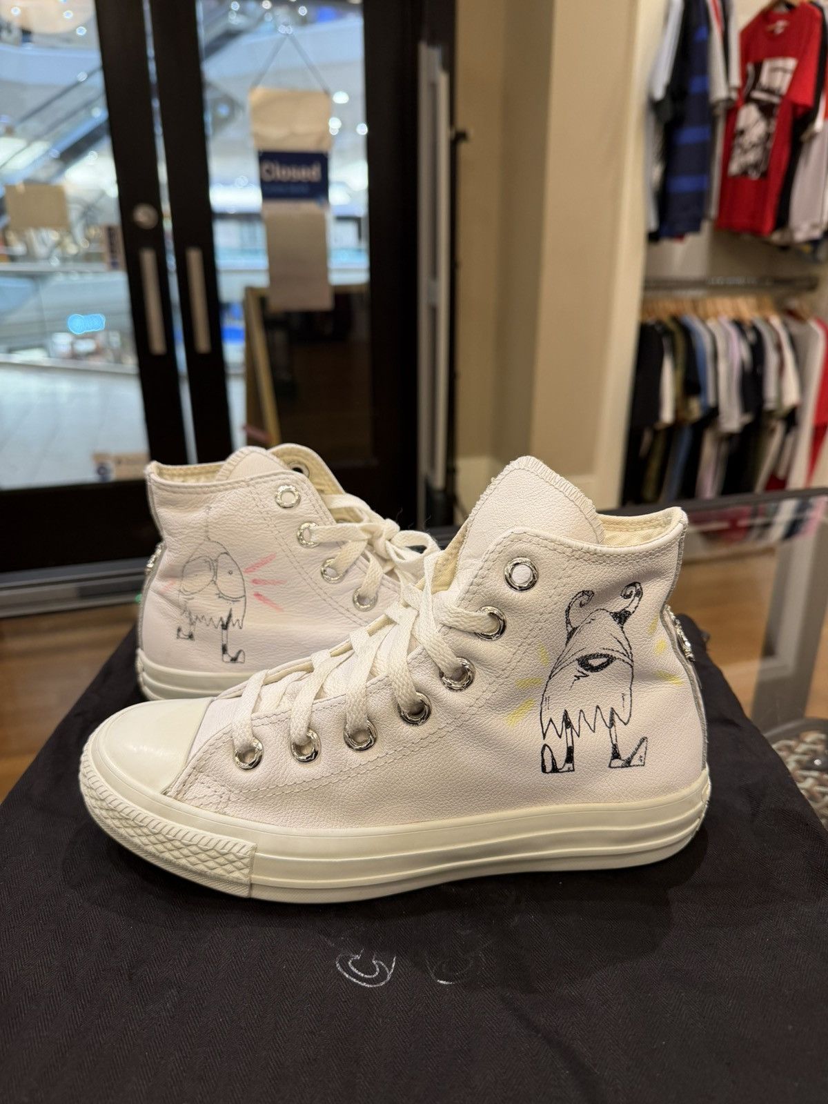 Chrome Hearts Chrome Hearts MattyBoy Hand Painted Leather Converse Chuck Size US 5 / EU 37 - 4 Thumbnail