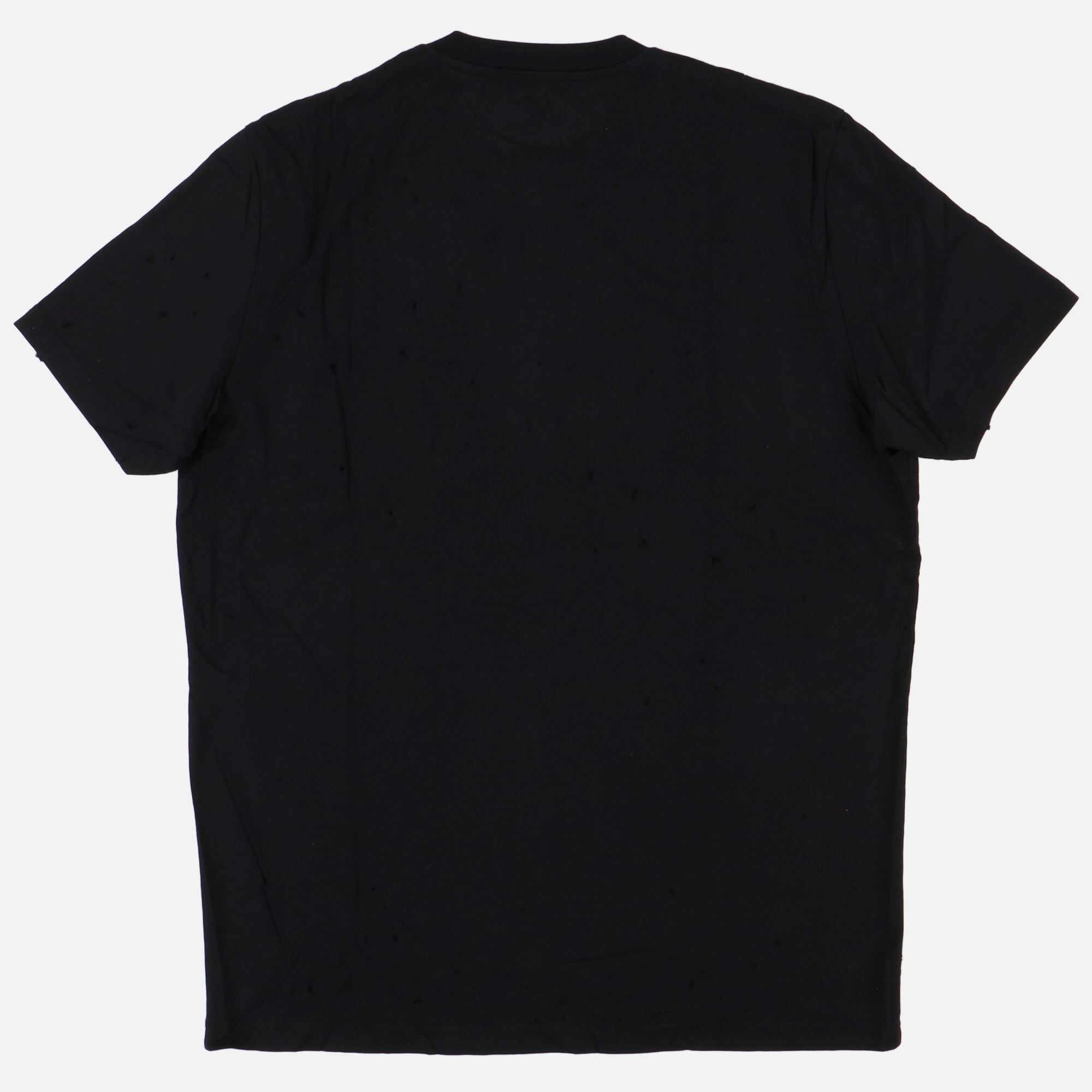 Givenchy Black Distressed Gold Blurred Logo T-Shirt Size US M / EU 48-50 / 2 - 7 Thumbnail