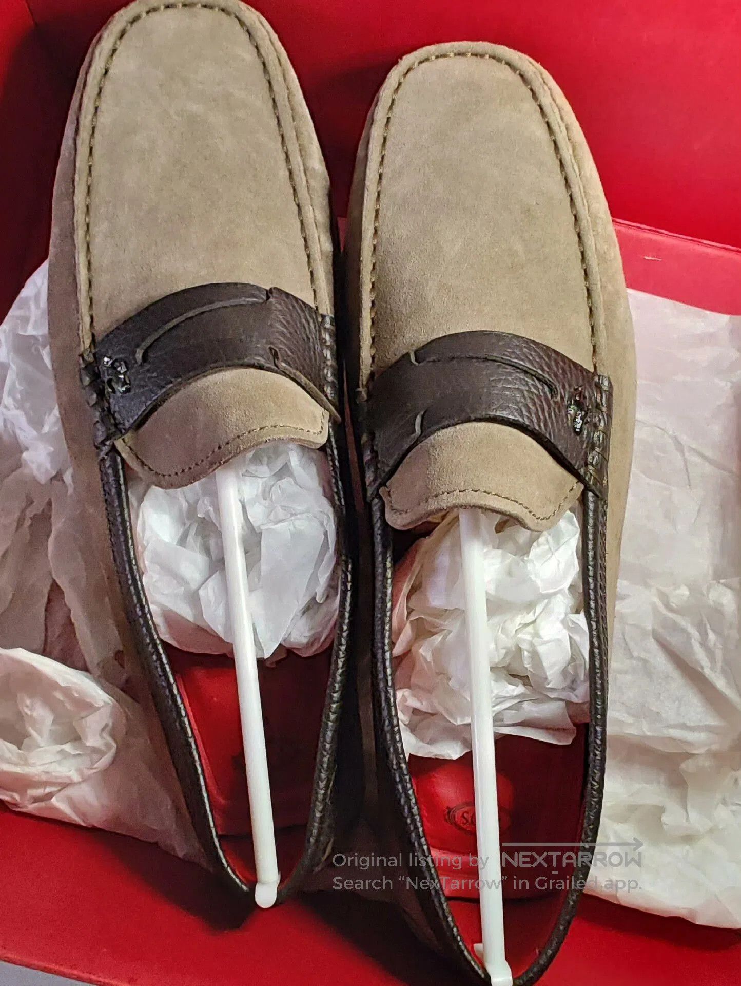 Tod's TOD'S Ferrari Suede Leather Driving Shoes. Size US 8 / EU 41 - 2 Thumbnail