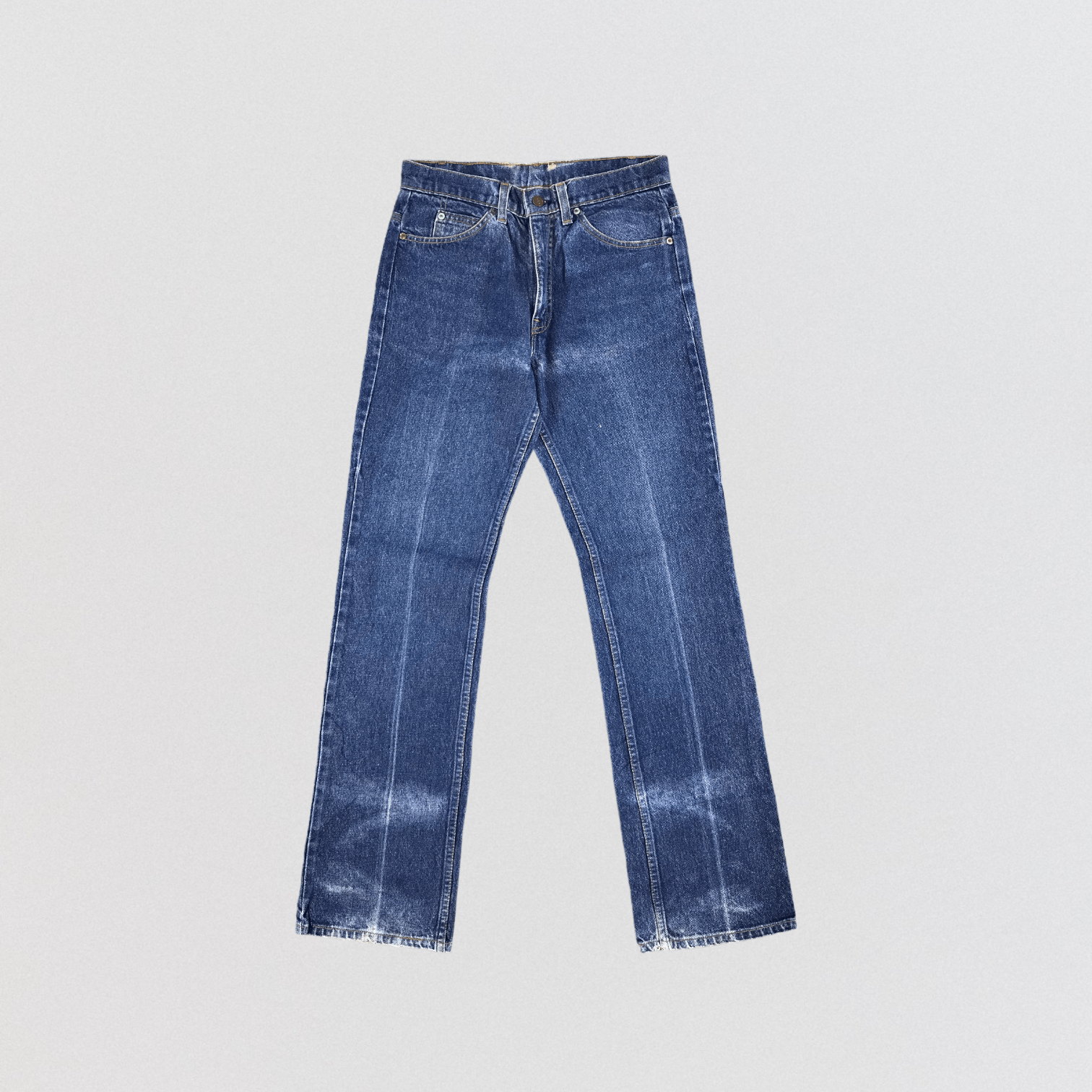 image of 80's Blue Wash Levis 517 Flare Jeans-Jm2034, Men's (Size 31)