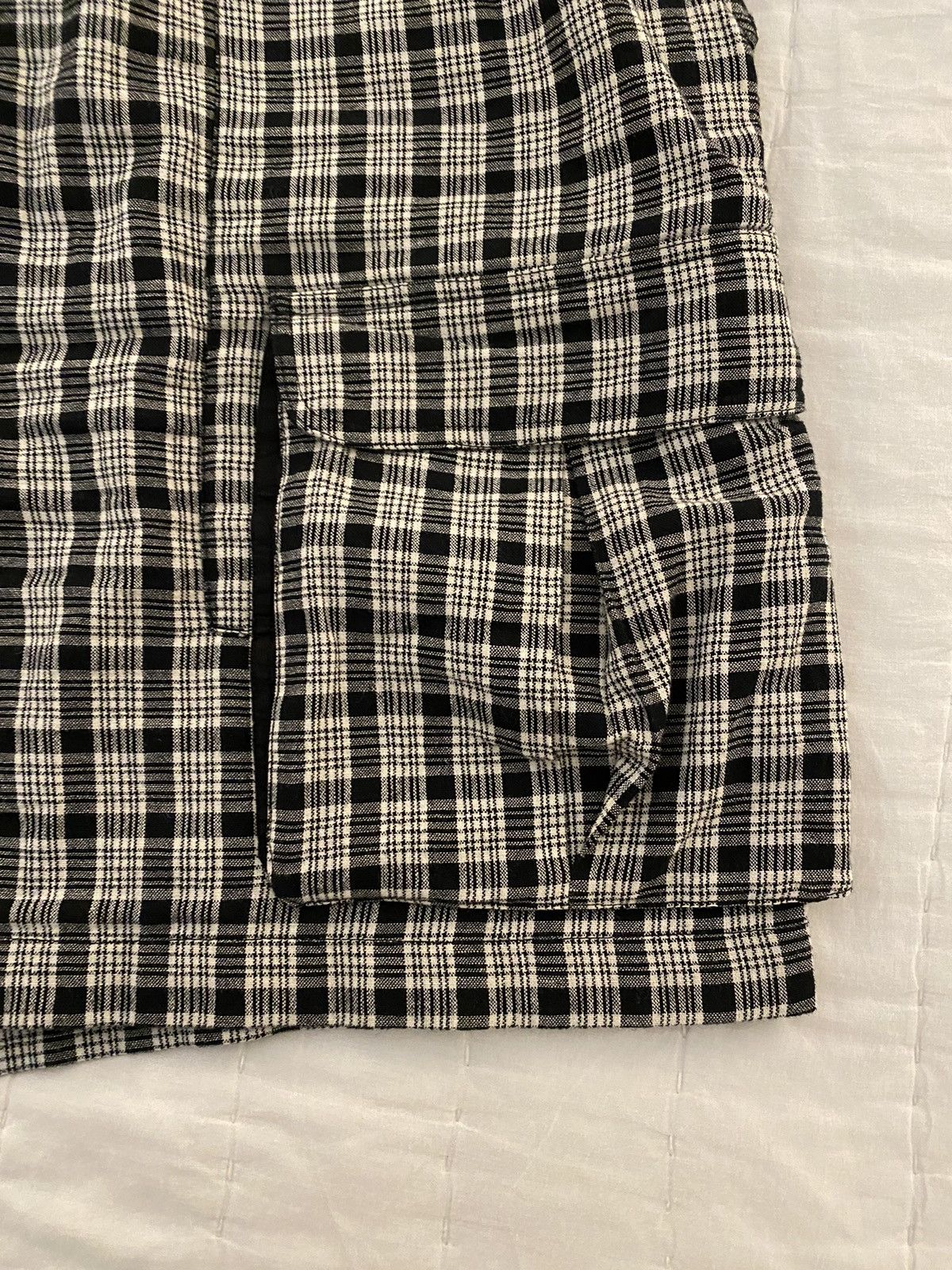 Other Magic Castles Beyond Short Black Ecru Check XL Size US 36 / EU 52 - 5 Thumbnail