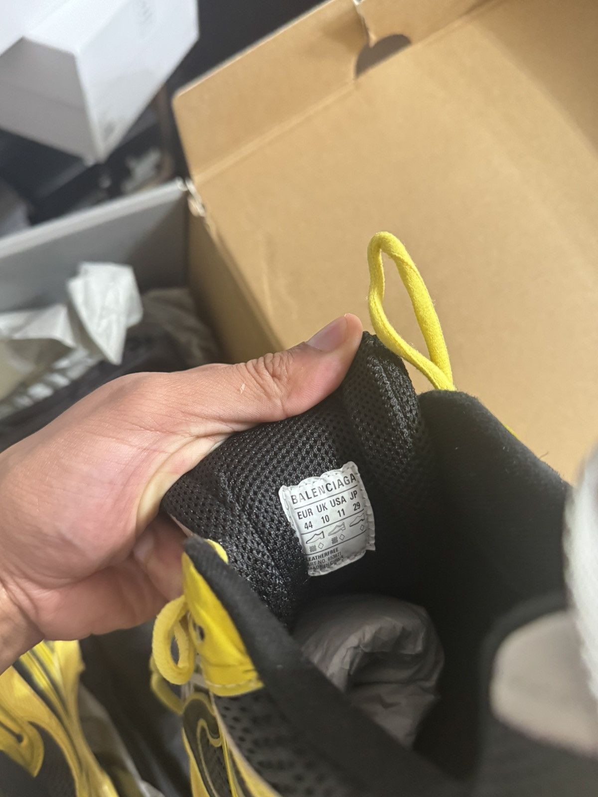 Balenciaga Balenciaga X Pander Yellow Sneakers Size 44 Size US 11 / EU 44 - 15 Thumbnail