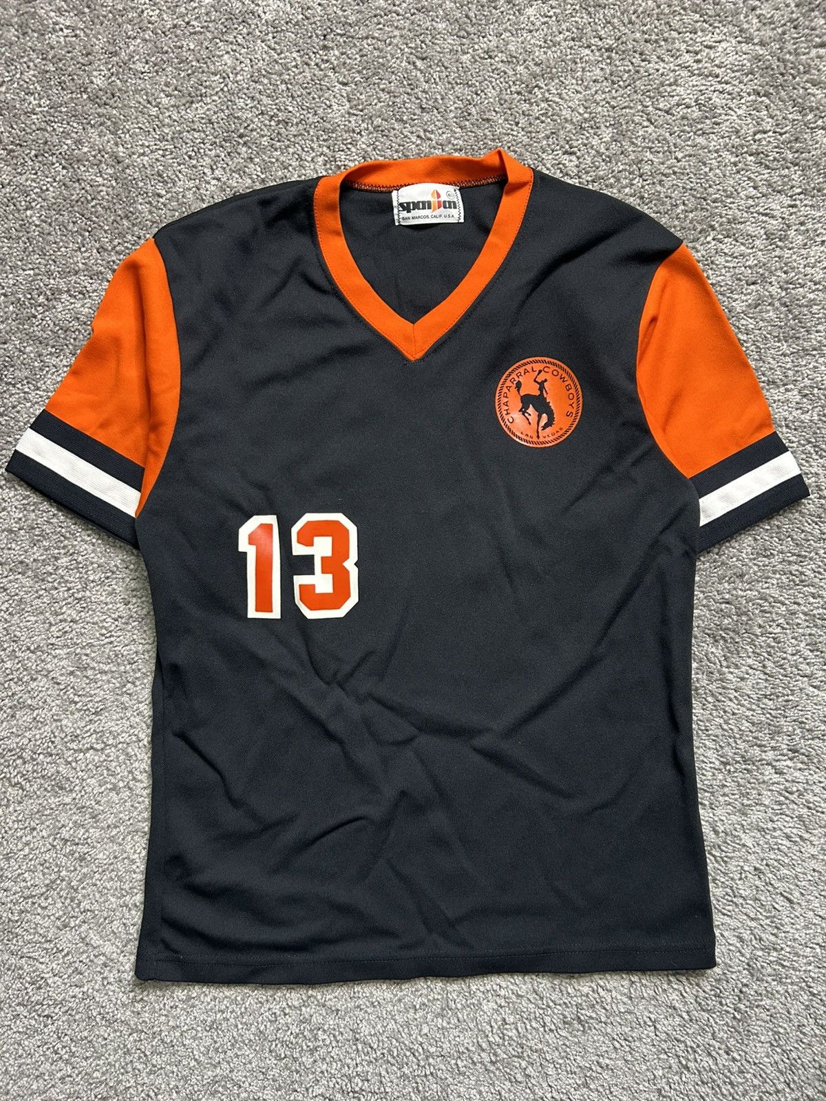 Vintage Vintage 70s Spanjian Short Sleeve Cowboys Jersey Las Vegas Size US S / EU 44-46 / 1 - 1 Thumbnail
