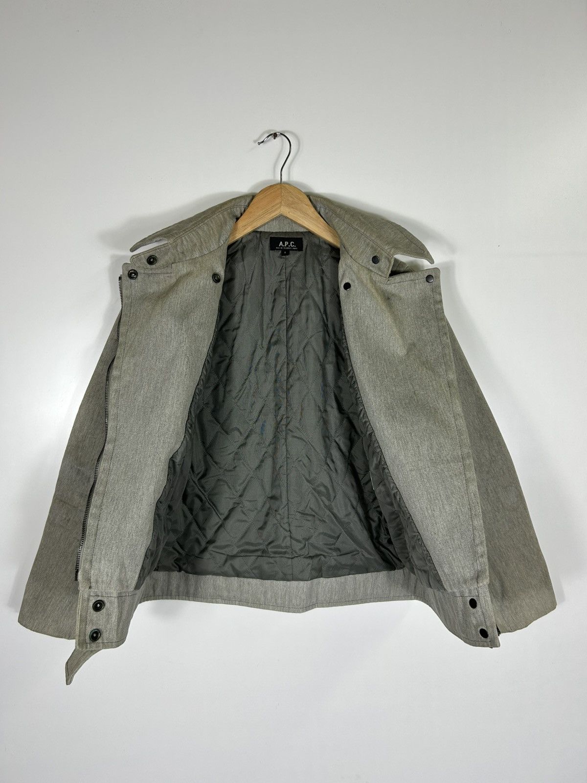 A.P.C. A.P.C. Paris Vintage Moto Jacket – Made in Japan Size S / US 4 / IT 40 - 12 Thumbnail