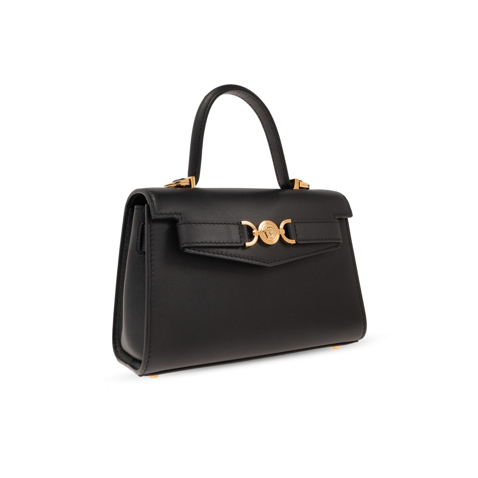 Versace VERSACE Medusa 95 Small Black Leather Shoulder Bag New & Aut Size ONE SIZE - 3 Thumbnail