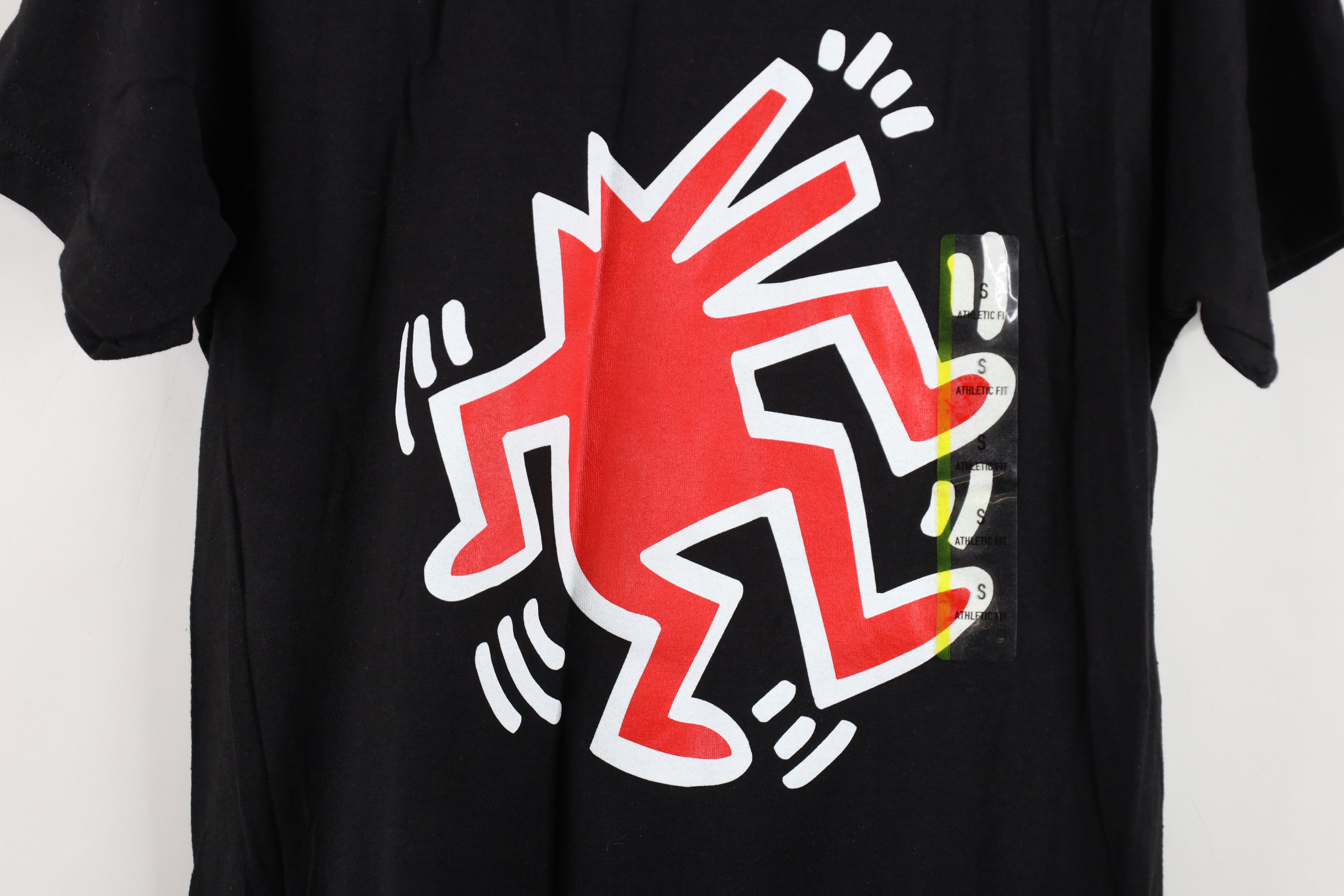 Vintage NOS Vintage Retro Y2K Keith Haring Dog Short Sleeve T-Shirt Size US S / EU 44-46 / 1 - 4 Thumbnail