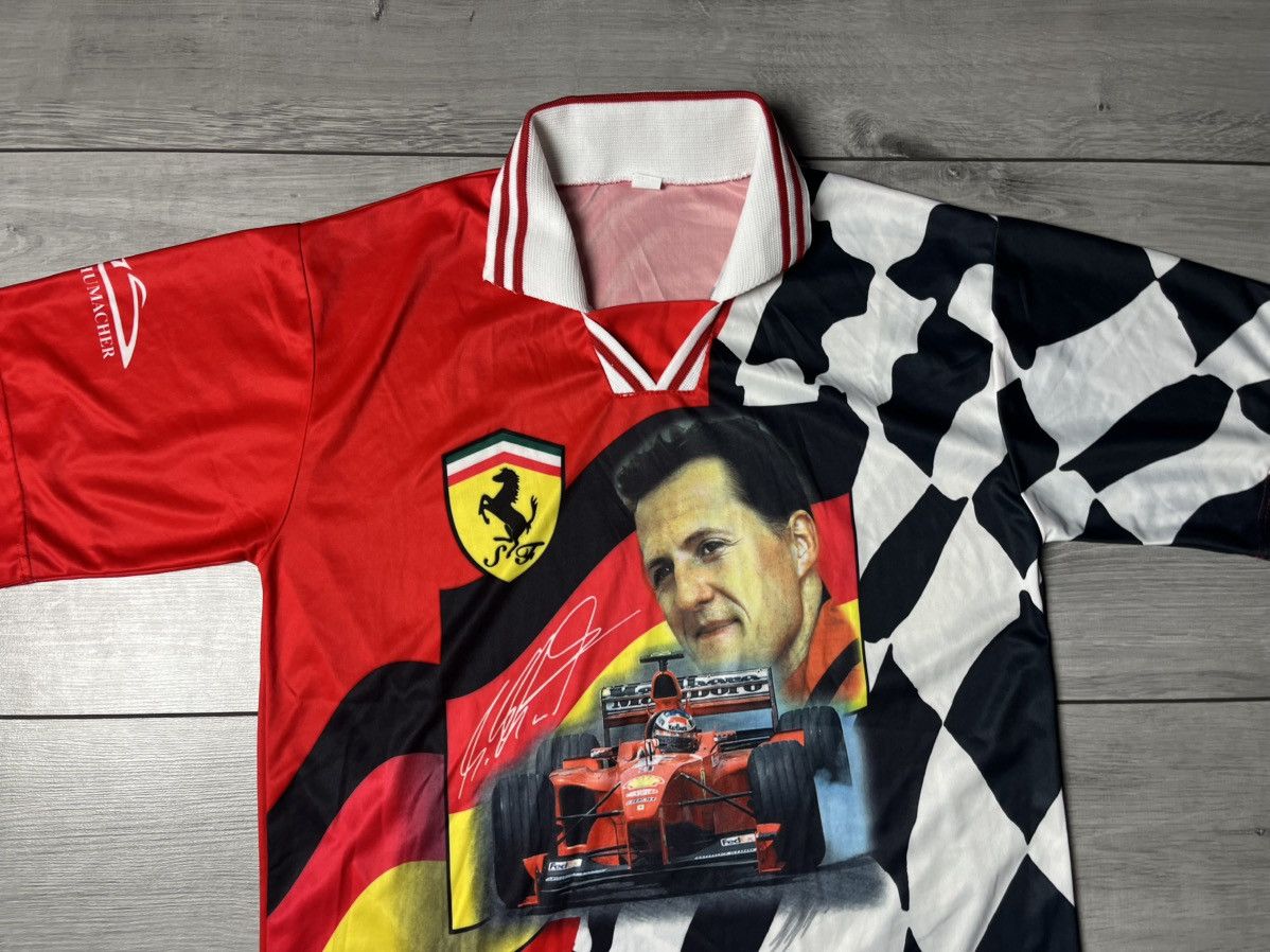 Ferrari Vintage Ferrari Michael Schumacher jersey size XLarge Size US XL / EU 56 / 4 - 2 Thumbnail