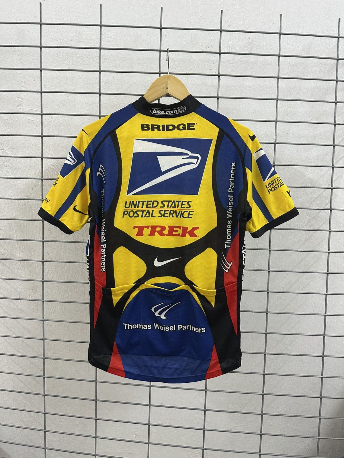 Nike Vintage Nike USPS Trek Lance Armstrong Tour de France Jersey Size US M / EU 48-50 / 2 - 2 Thumbnail