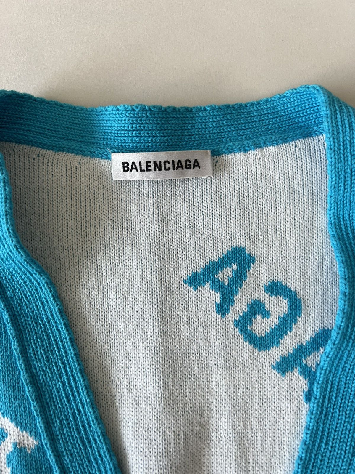 Balenciaga Balenciaga Monogram Cardigan Size US M / EU 48-50 / 2 - 6 Thumbnail