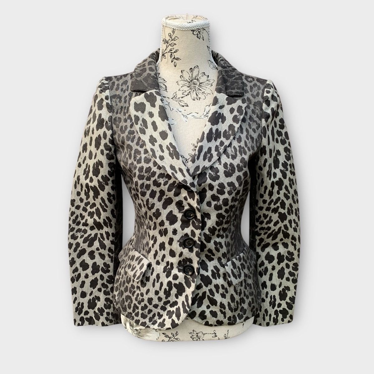 Moschino MOSCHINO CHEAPANDCHIC LEOPARD PRINTED WOMEN JACKET Size XS / US 0-2 / IT 36-38 - 5 Thumbnail