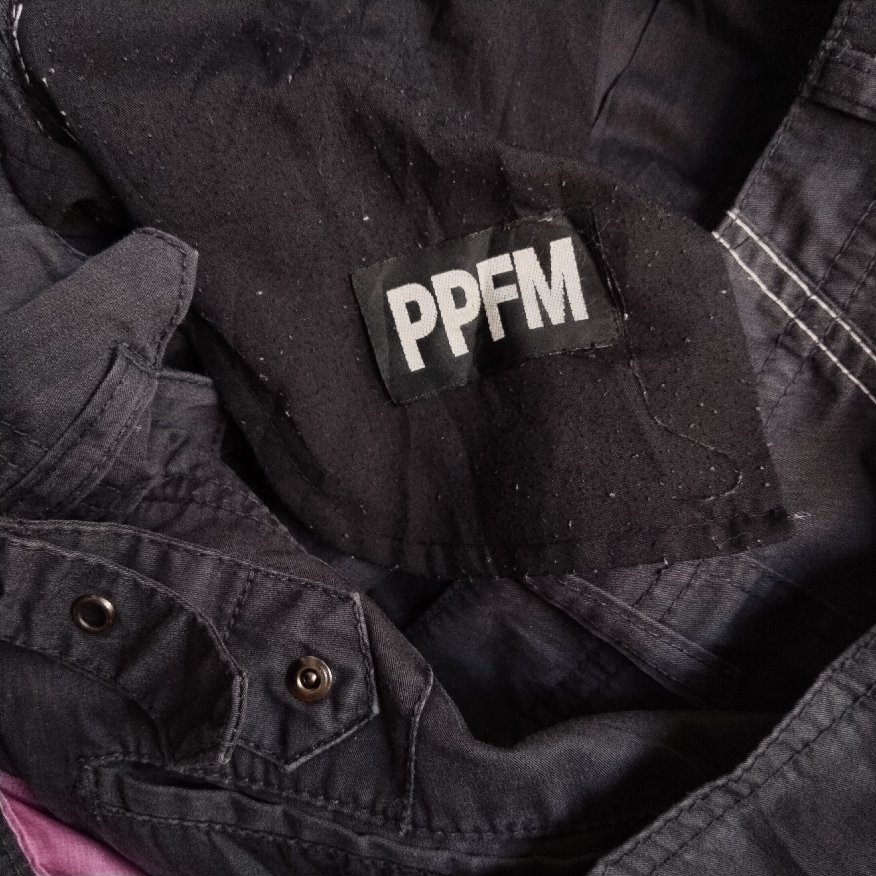 PPFM PPFM contras stitching double waist pants Size US 31 - 7 Thumbnail