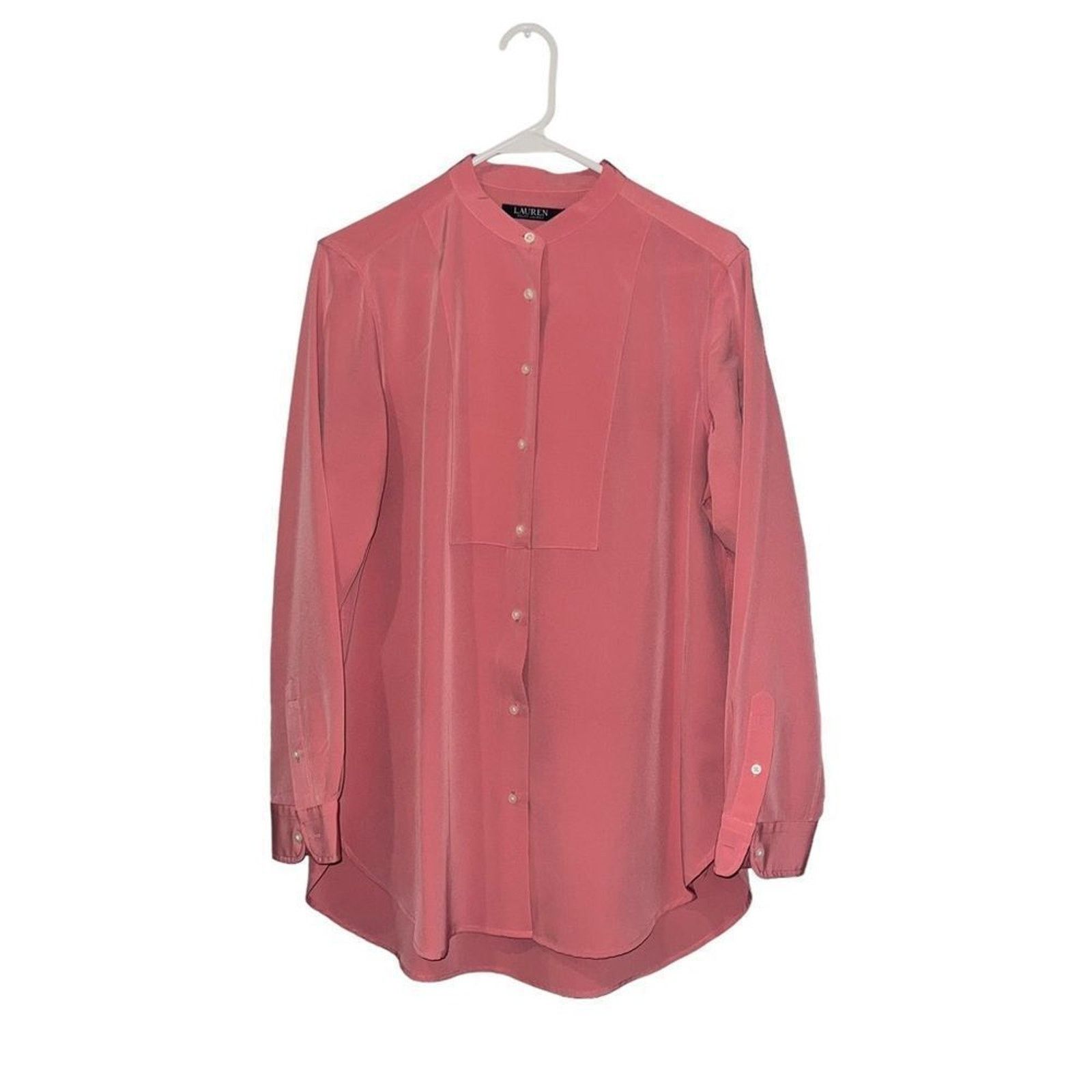 Lauren Ralph Lauren Lauren Ralph Lauren Blouse Womens Large Tunic Button Front Size L / US 10 / IT 46 - 3 Thumbnail