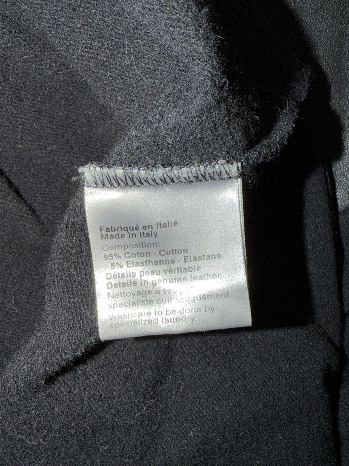Hedi Slimane AW06 Dior Homme Leather Patch Sweater Size US M / EU 48-50 / 2 - 4 Thumbnail