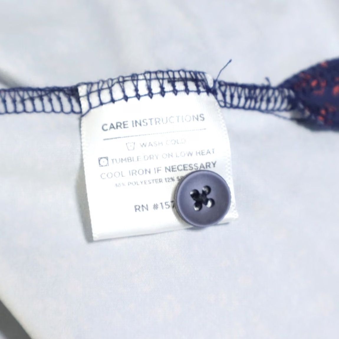 Mizzen+Main Mizzen + Main Classic Fit Ditzy Leaf High Stretch Polo Shirt Navy Men's XL Size US XL / EU 56 / 4 - 7 Thumbnail