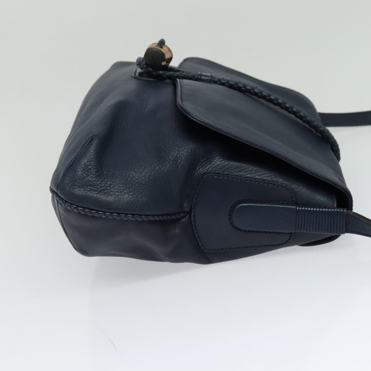 Gucci GUCCI Shoulder Bag Leather Blue Gold Size ONE SIZE - 4 Thumbnail