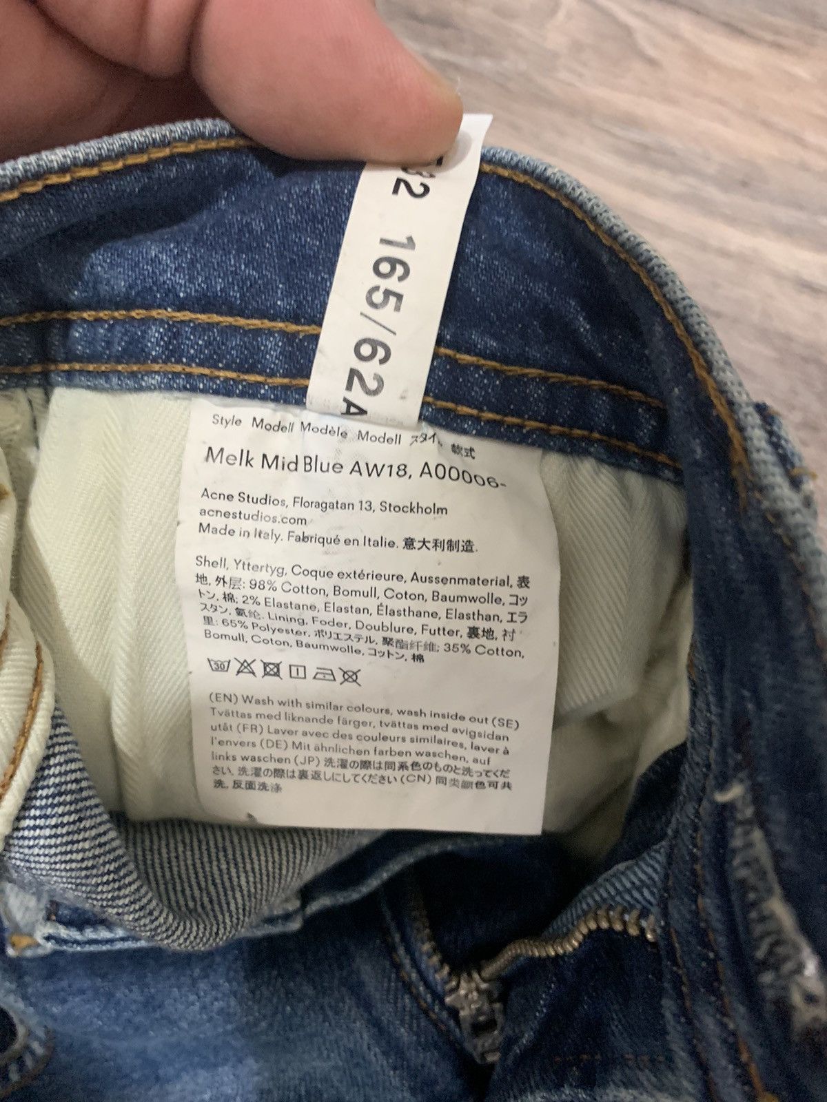 Acne Studios Acne Studios Blue Denim Jeans Made in Italy Size 26" / US 2 / IT 38 - 9 Thumbnail