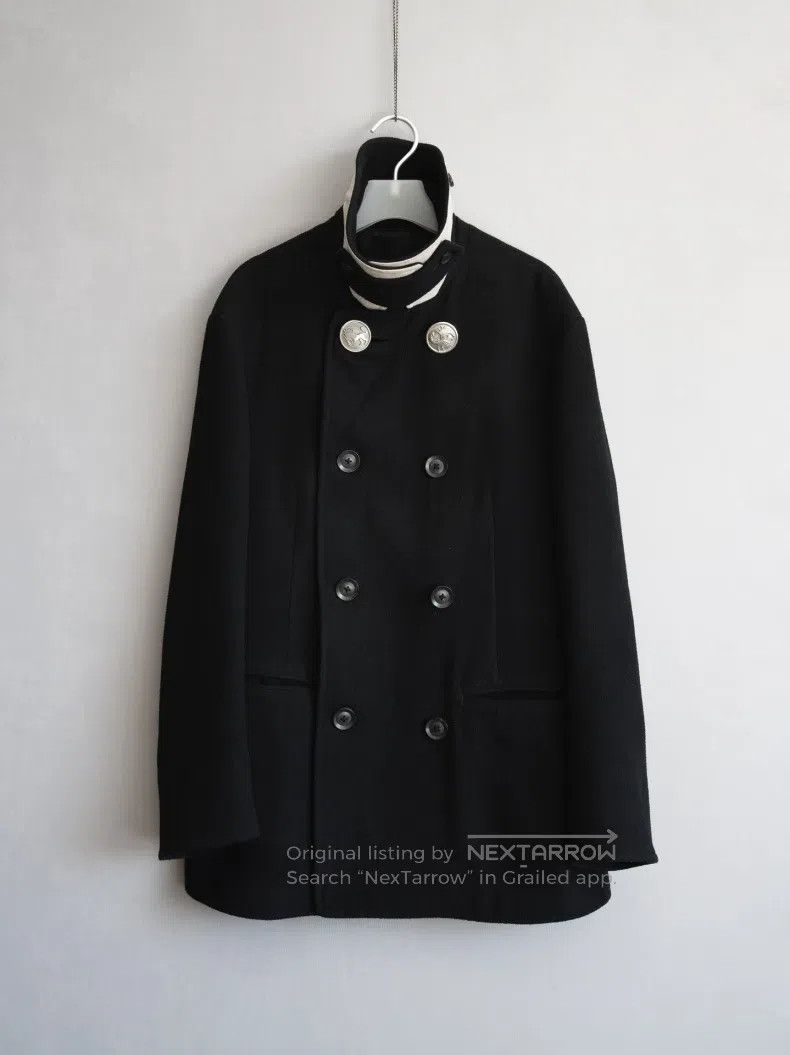 Yohji Yamamoto YOHJI YAMAMOTO Silver Button Double-breasted Jacket Size US L / EU 52-54 / 3 - 1 Thumbnail