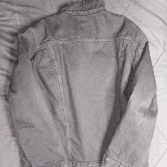 Levi's Levi's Premium Big E Fleece Lined Sherpa Denim Jean Jacket Size US XL / EU 56 / 4 - 6 Thumbnail