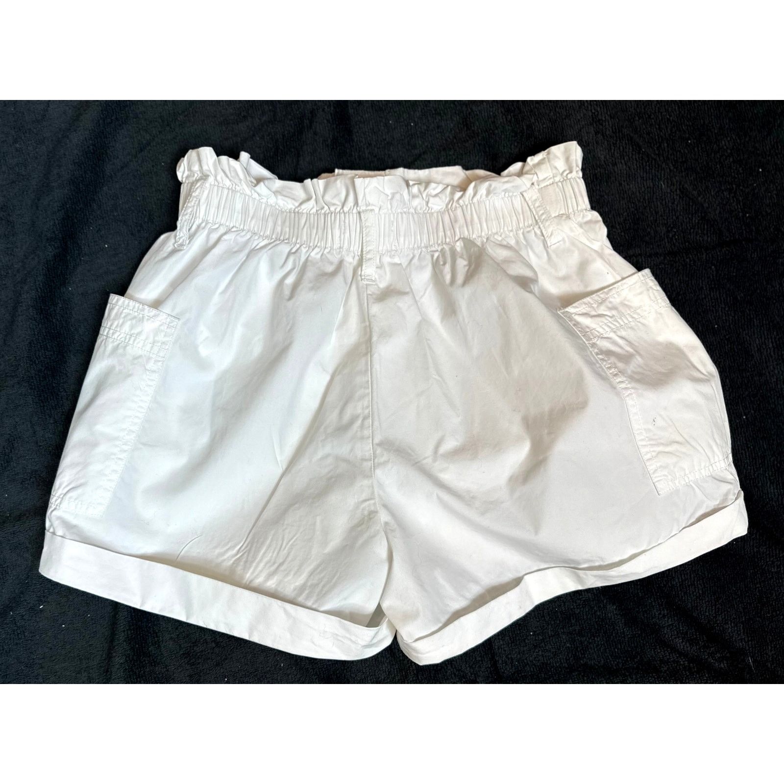 Urban Outfitters Paper Bag Waist Hip Pockets Urban Outfitters Shorts White S Size 27" / US 4 / IT 40 - 8 Thumbnail