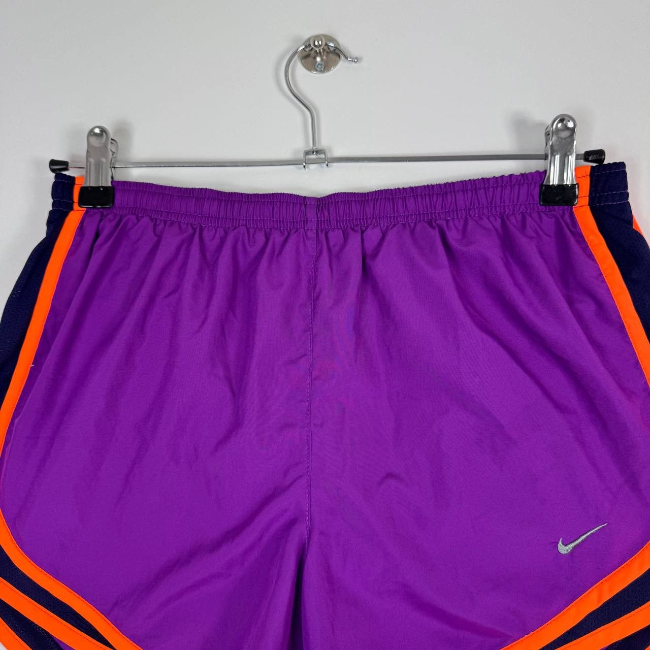 Nike Nike Dri-Fit Running Shorts Womens Purple 455704-505 Size L Size 37" - 3 Thumbnail