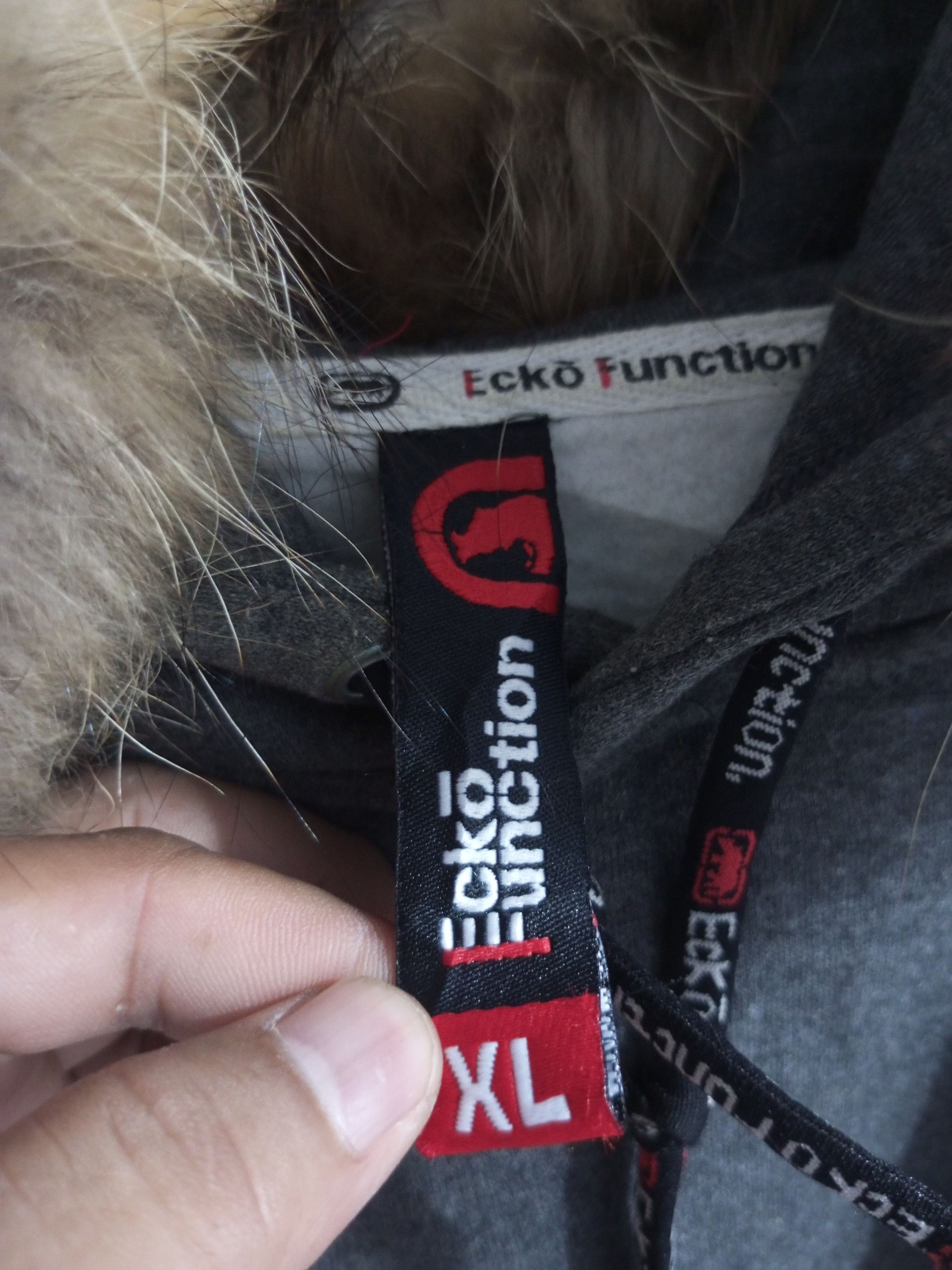 Ecko Unltd. Vintage ecko function fullover fur hoodie Size US XL / EU 56 / 4 - 11 Thumbnail