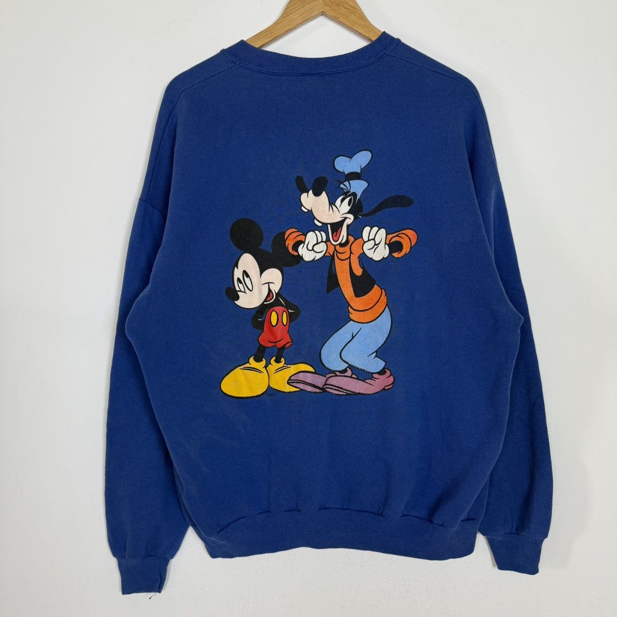 Disney × Mickey Mouse × Velva Sheen Vintage Mickey Character Sweatshirt Size US L / EU 52-54 / 3 - 6 Thumbnail