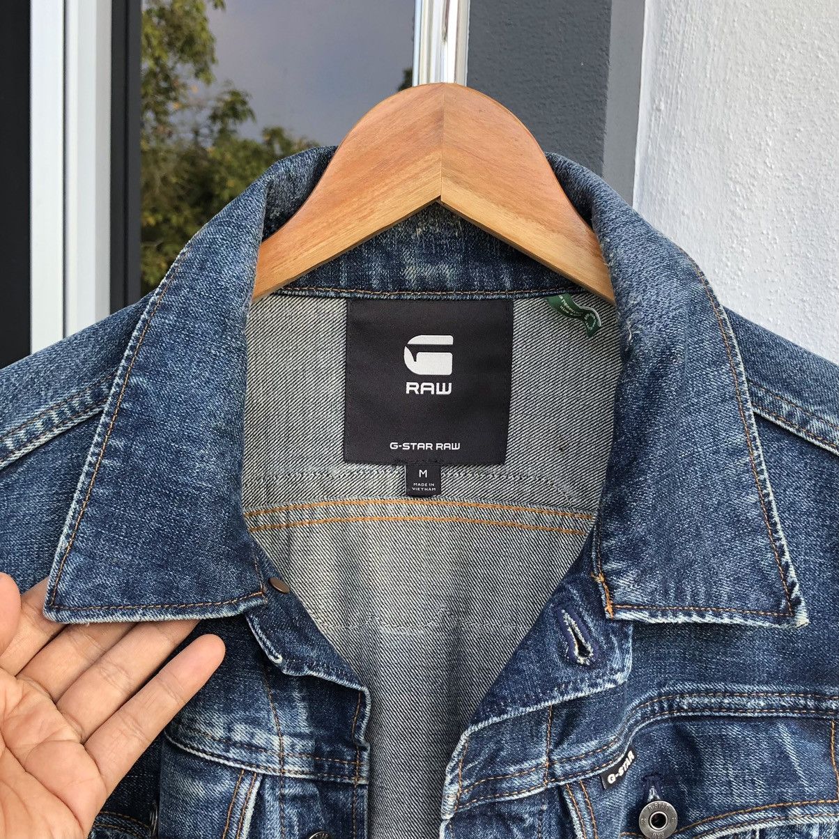G-Star G-Star RAW 3301 Badges Slim Distressed Jacket Men Size US M / EU 48-50 / 2 - 15 Thumbnail