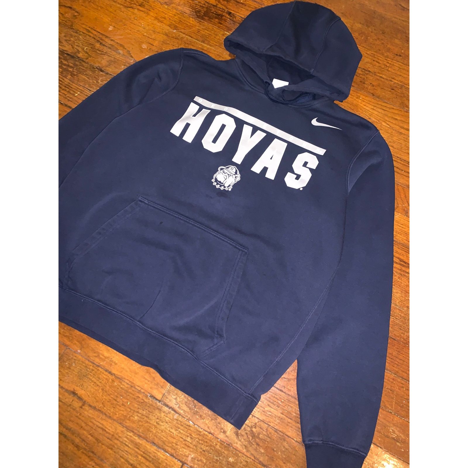 Nike Nike Georgetown Hoyas Hoodie Navy Blue M Bulldog Logo NCAA Size US M / EU 48-50 / 2 - 4 Thumbnail