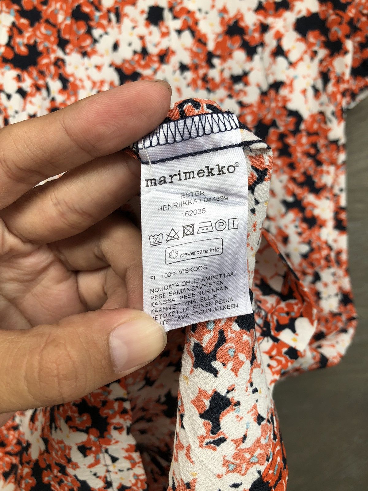 Marimekko Marimekko Floral Women Midi Dress Size S / US 4 / IT 40 - 5 Thumbnail