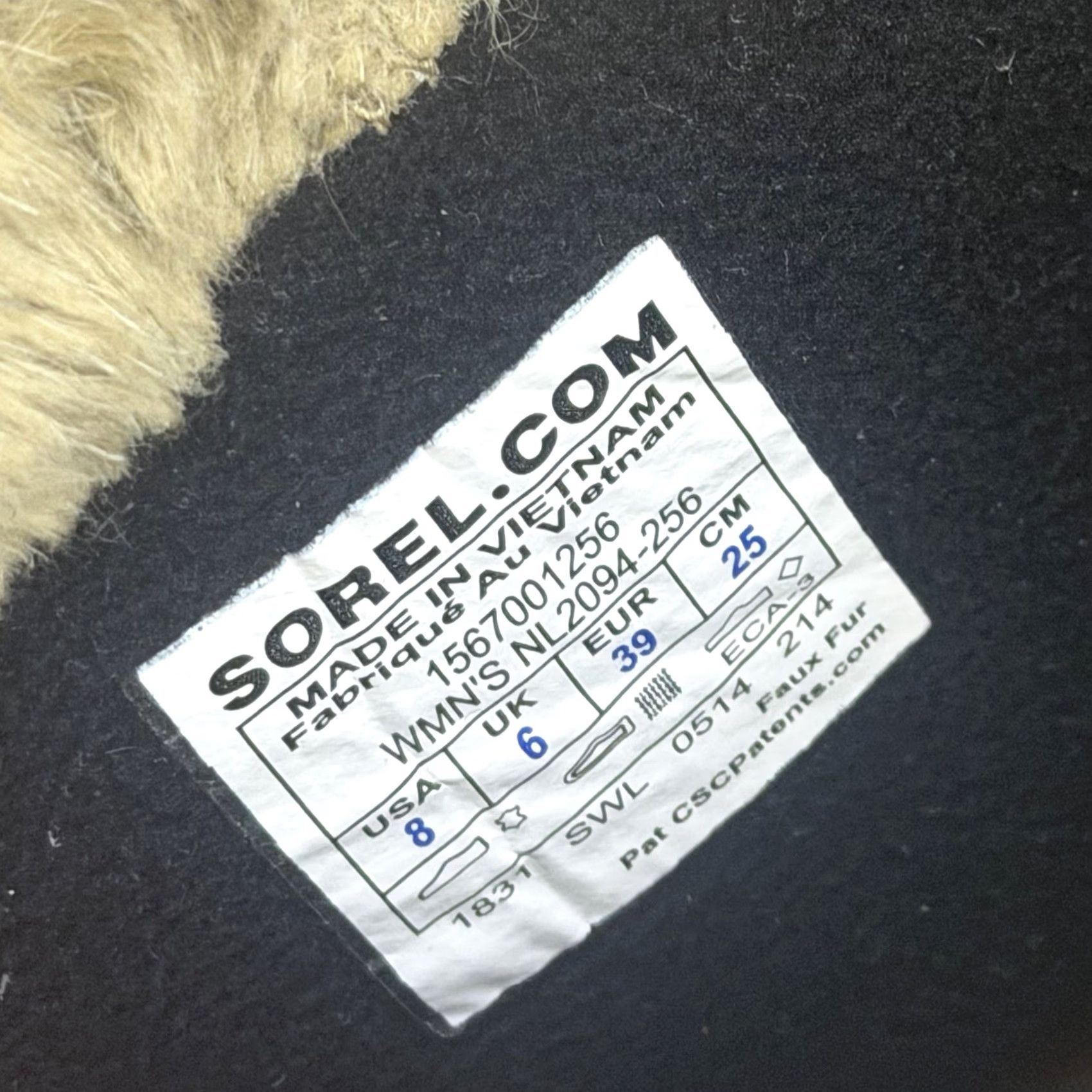 SOREL Sorel Boots Womens 8 Tivoli Fleece Winter Faux Fur Lined NL2094-256 Brown Snow Boot Womens Size M / US 6-8 / IT 42-44 - 3 Thumbnail