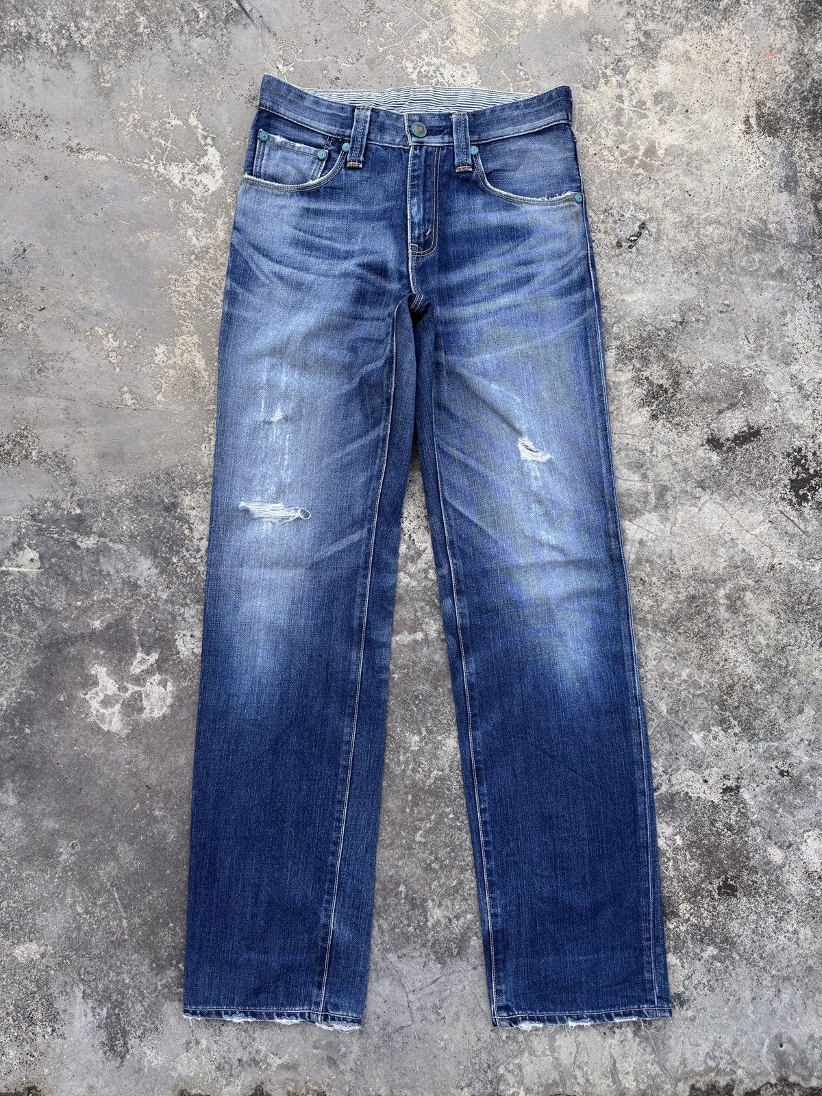 Levi's Vintage Levi's Lot 502 Distressed Jeans Size US 30 / EU 46 - 1 Thumbnail