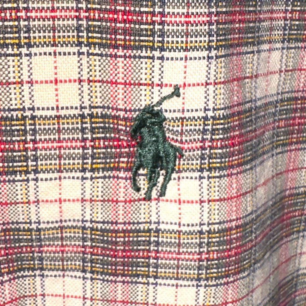 Polo Ralph Lauren Polo Jeans Co. Ralph Lauren Tan Plaid Oxford Button Up Shirt Size US XL / EU 56 / 4 - 3 Thumbnail